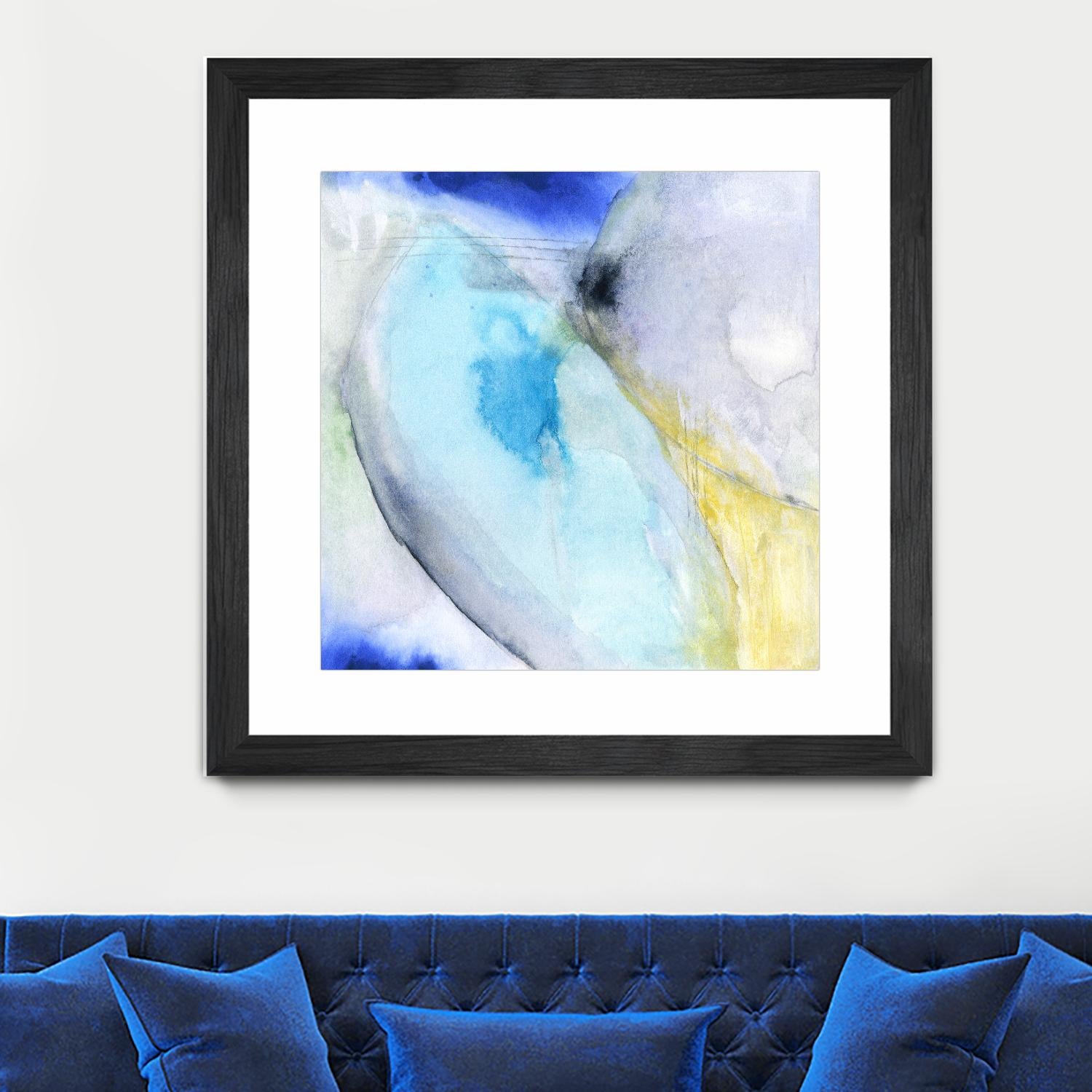 Of the Brighter Cold Moon by Michelle Oppenheimer on GIANT ART - multicolor abstracts; contemporary