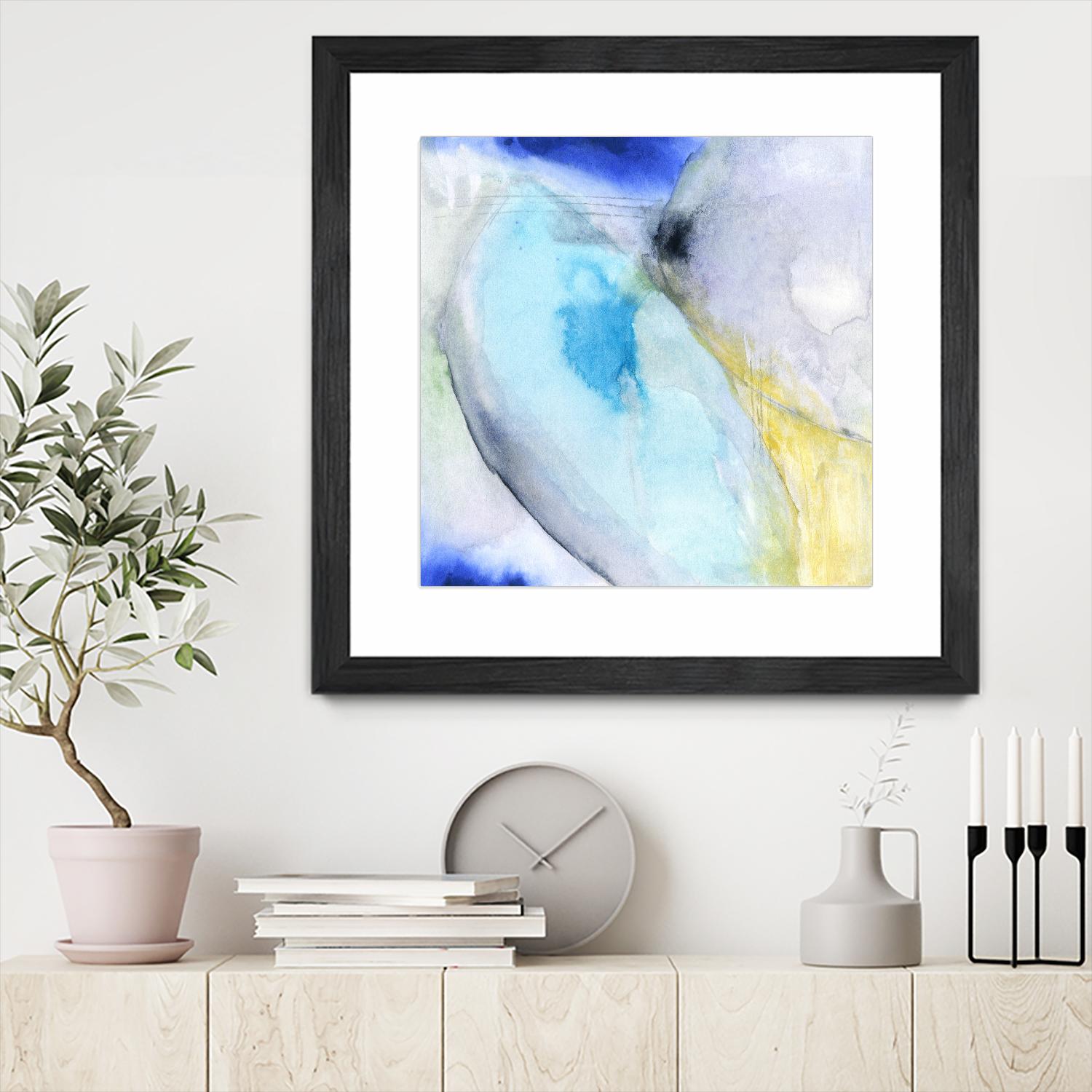 Of the Brighter Cold Moon by Michelle Oppenheimer on GIANT ART - multicolor abstracts; contemporary