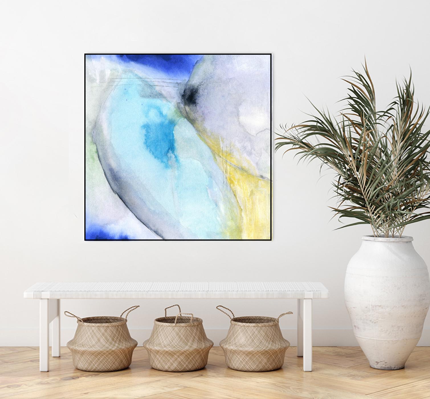 Of the Brighter Cold Moon by Michelle Oppenheimer on GIANT ART - multicolor abstracts; contemporary