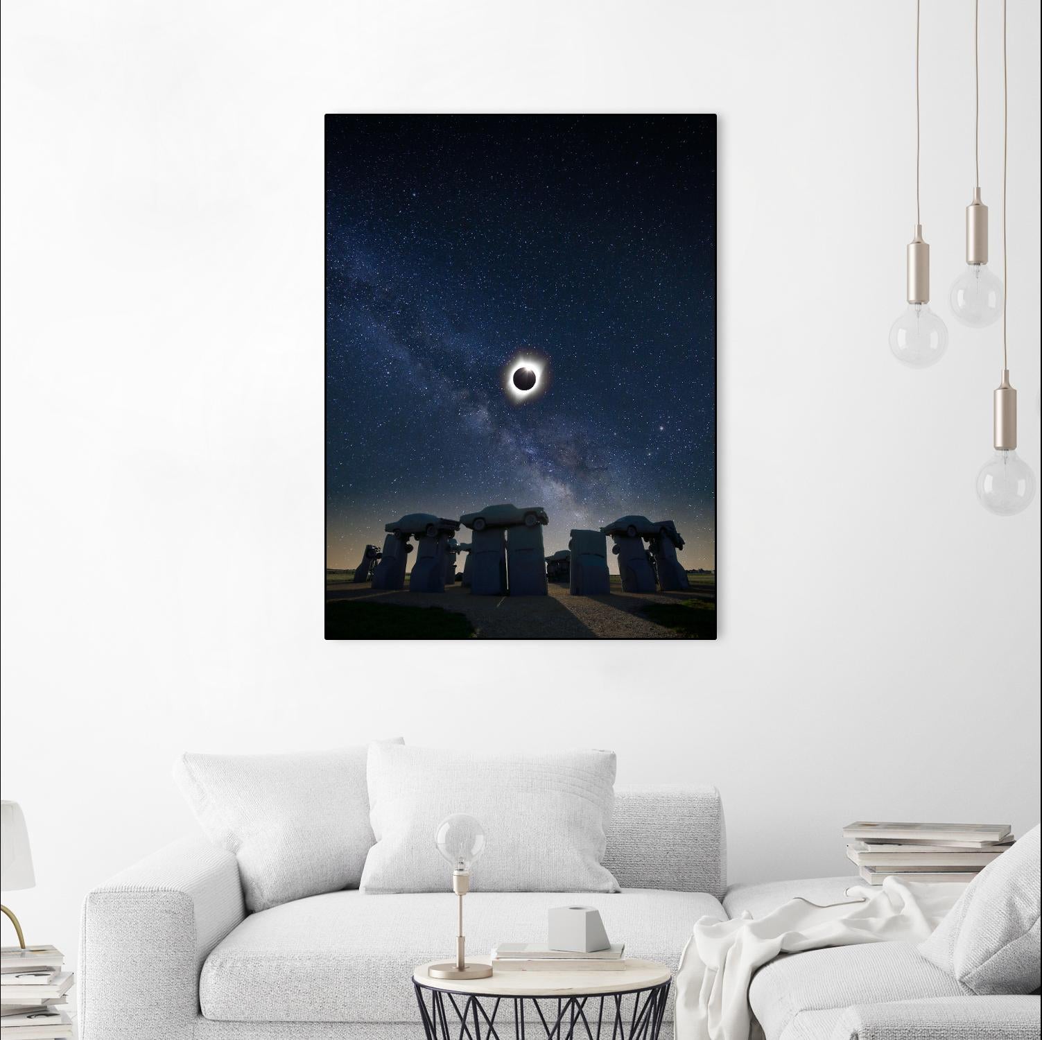 Eclipse at Carhenge by Dale O’Dell on GIANT ART - multicolor photography; landscapes