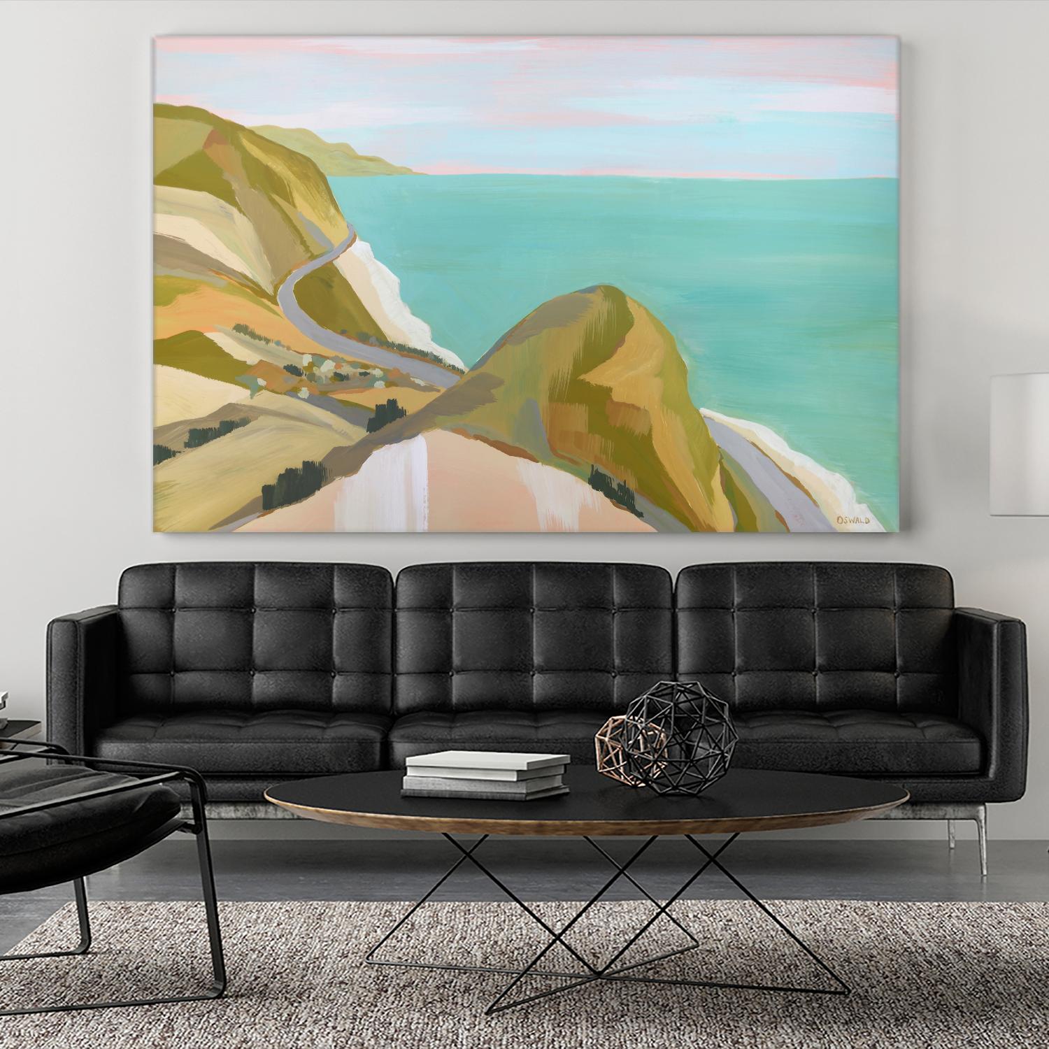 Big Sycamore Canyon by Pete Oswald on GIANT ART - multicolor landscapes; coastal