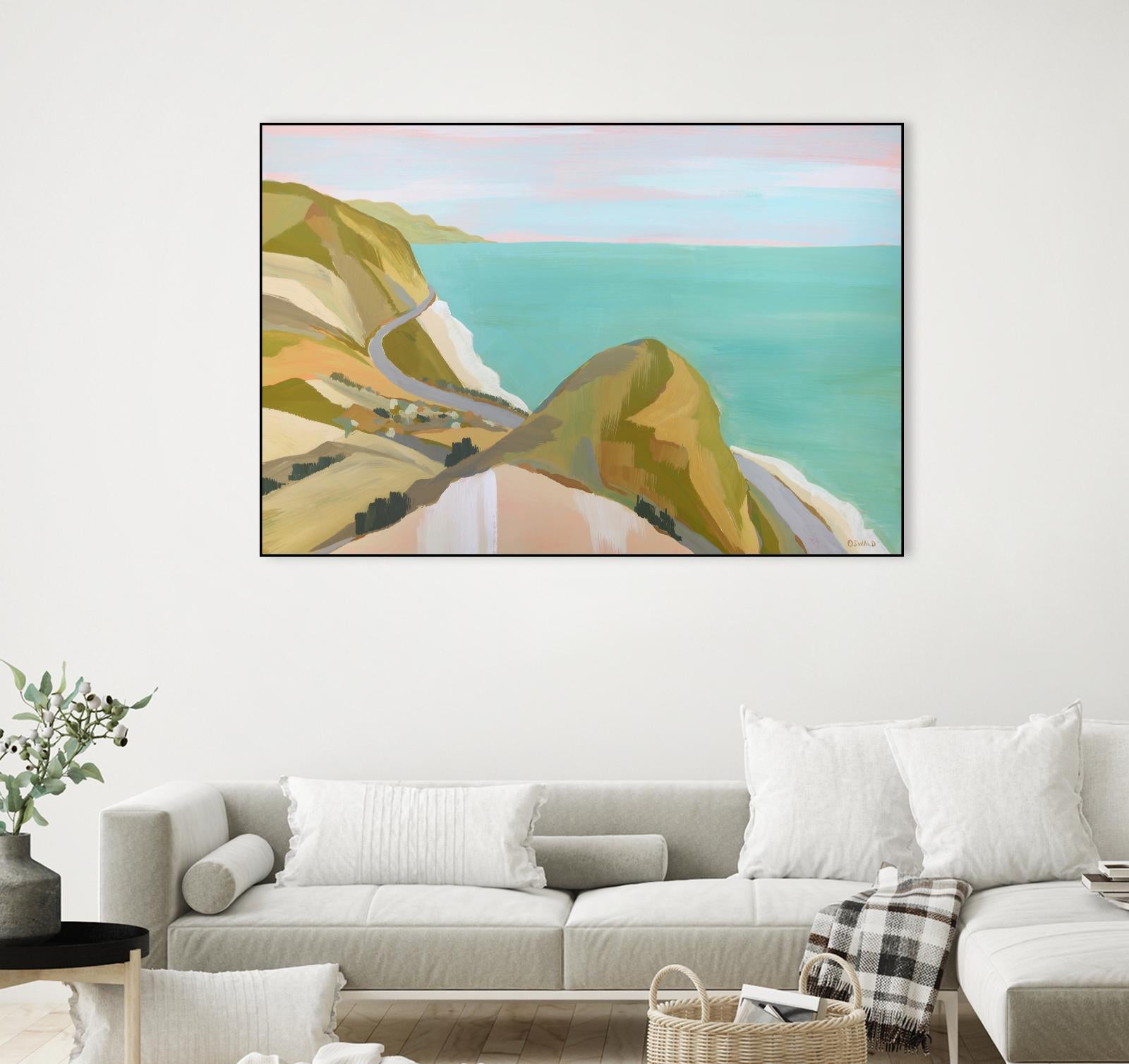 Big Sycamore Canyon by Pete Oswald on GIANT ART - multicolor landscapes; coastal