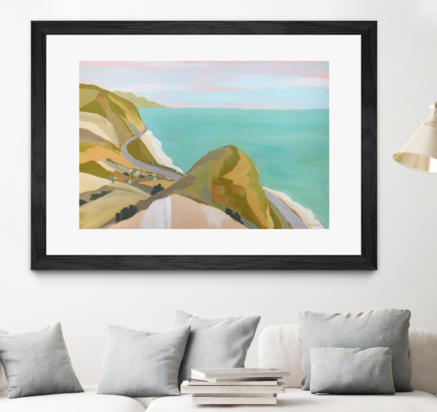 Big Sycamore Canyon by Pete Oswald on GIANT ART - multicolor landscapes; coastal