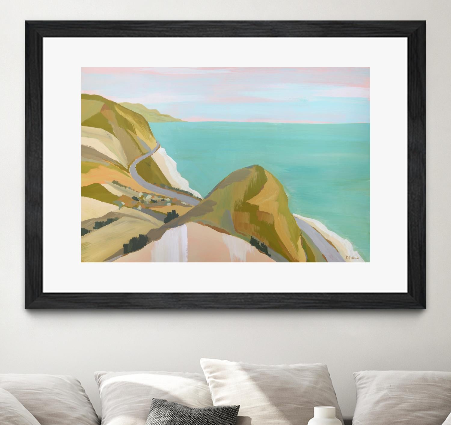 Big Sycamore Canyon by Pete Oswald on GIANT ART - multicolor landscapes; coastal