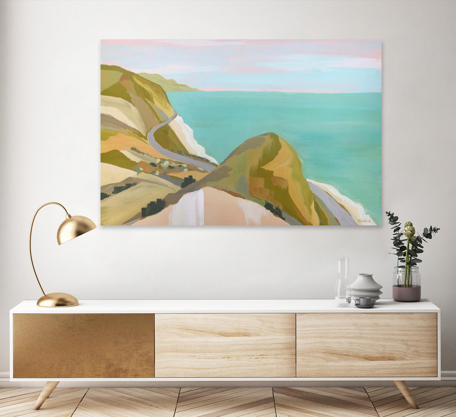 Big Sycamore Canyon by Pete Oswald on GIANT ART - multicolor landscapes; coastal