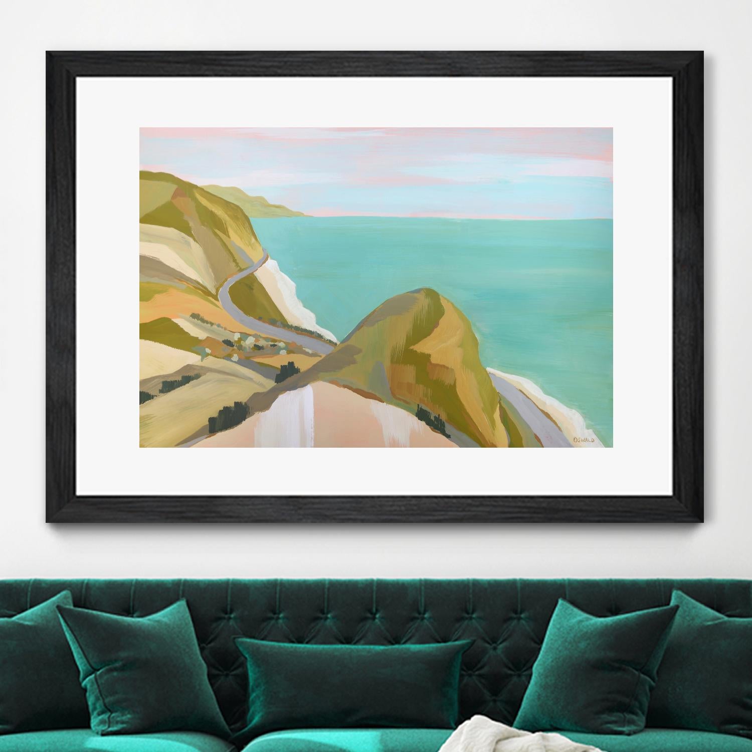 Big Sycamore Canyon by Pete Oswald on GIANT ART - multicolor landscapes; coastal