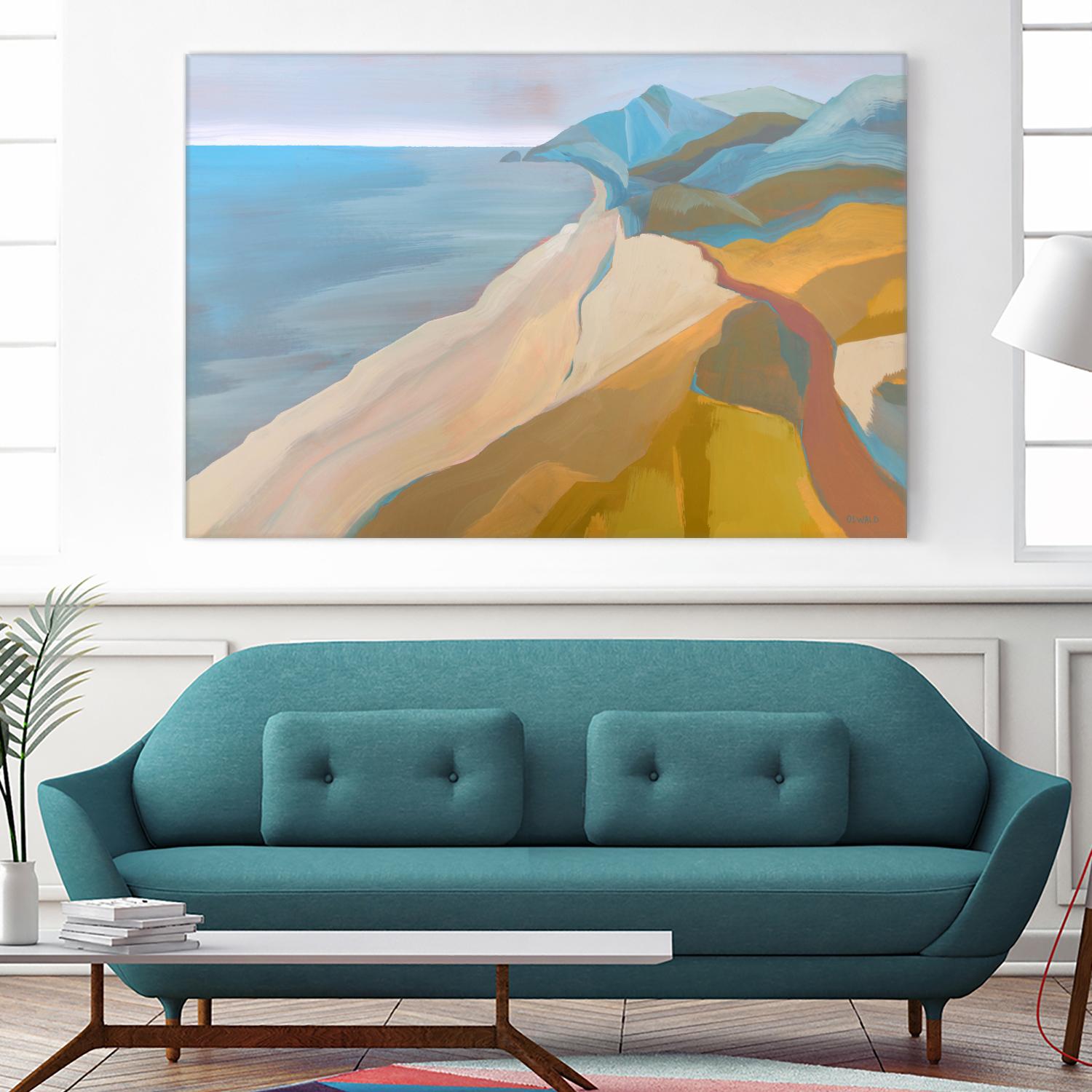 Point Mugu by Pete Oswald on GIANT ART - multicolor landscapes; coastal