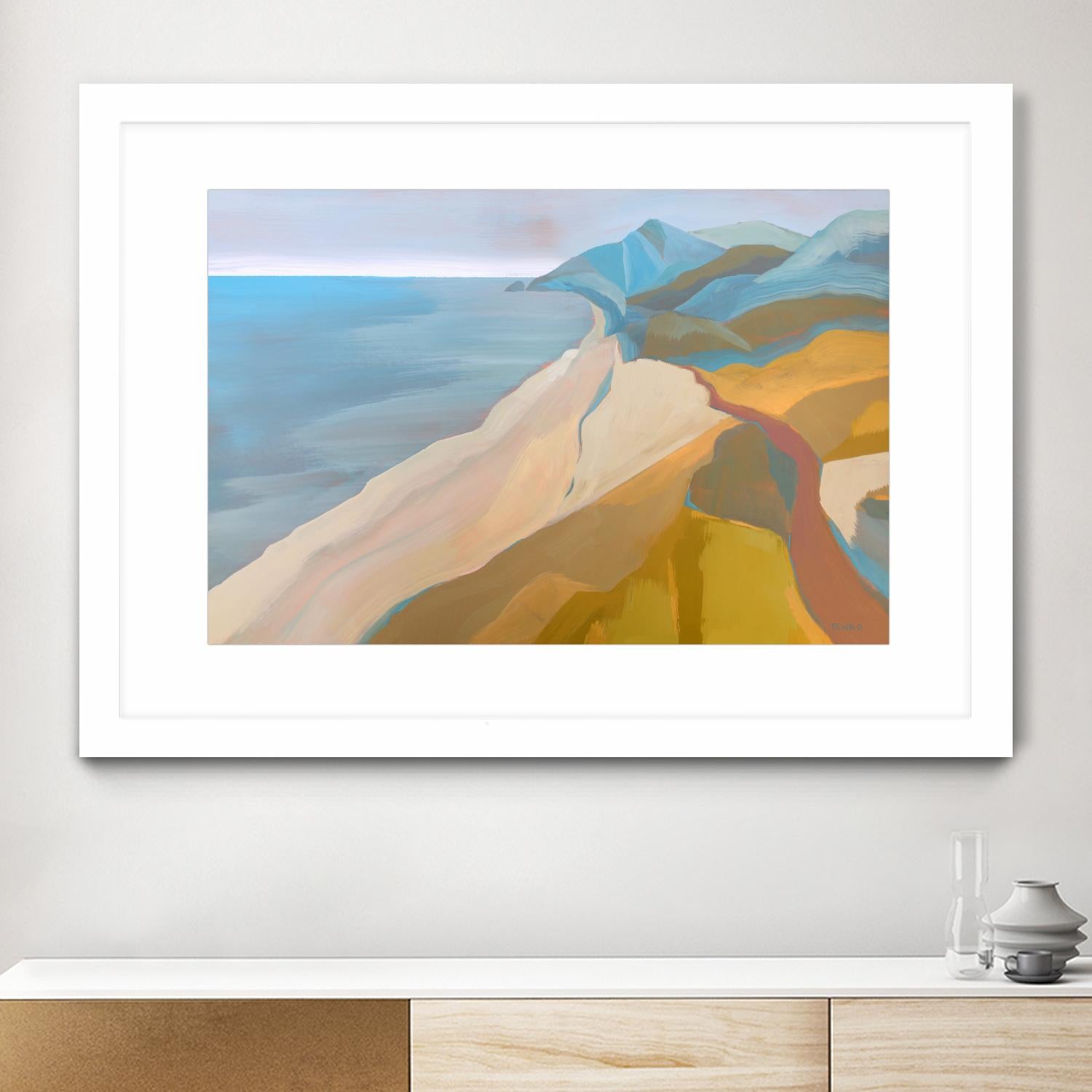 Point Mugu by Pete Oswald on GIANT ART - multicolor landscapes; coastal