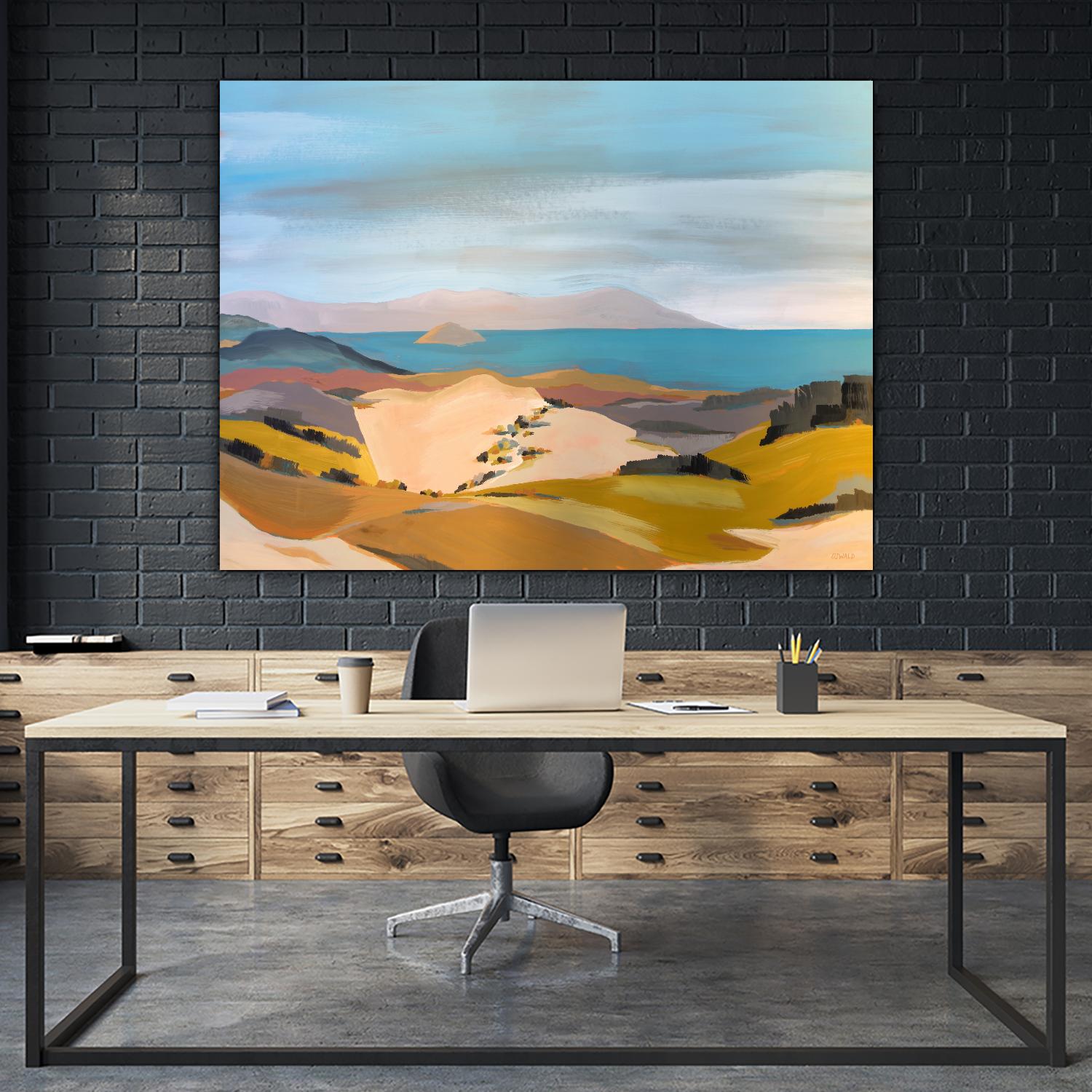 San Luis Obispo by Pete Oswald on GIANT ART - multicolor landscapes; coastal