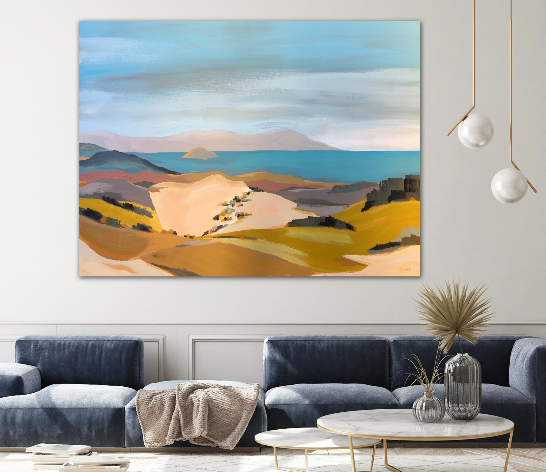 San Luis Obispo by Pete Oswald on GIANT ART - multicolor landscapes; coastal