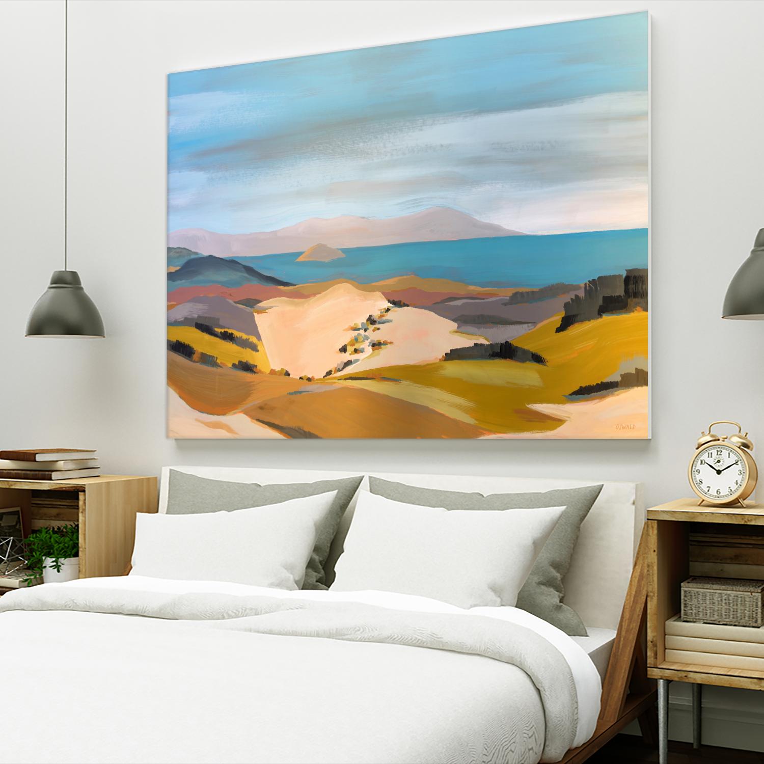 San Luis Obispo by Pete Oswald on GIANT ART - multicolor landscapes; coastal