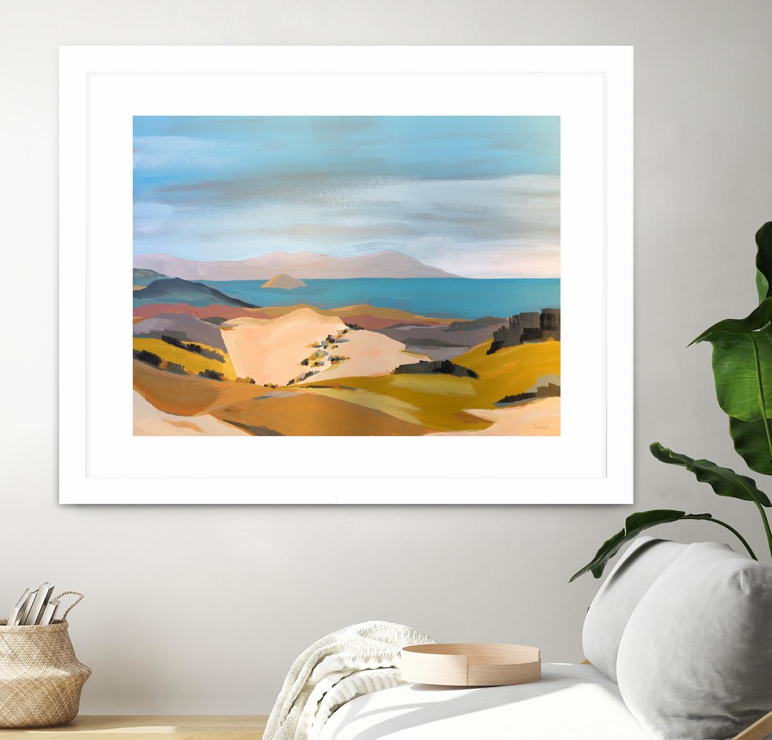 San Luis Obispo by Pete Oswald on GIANT ART - multicolor landscapes; coastal