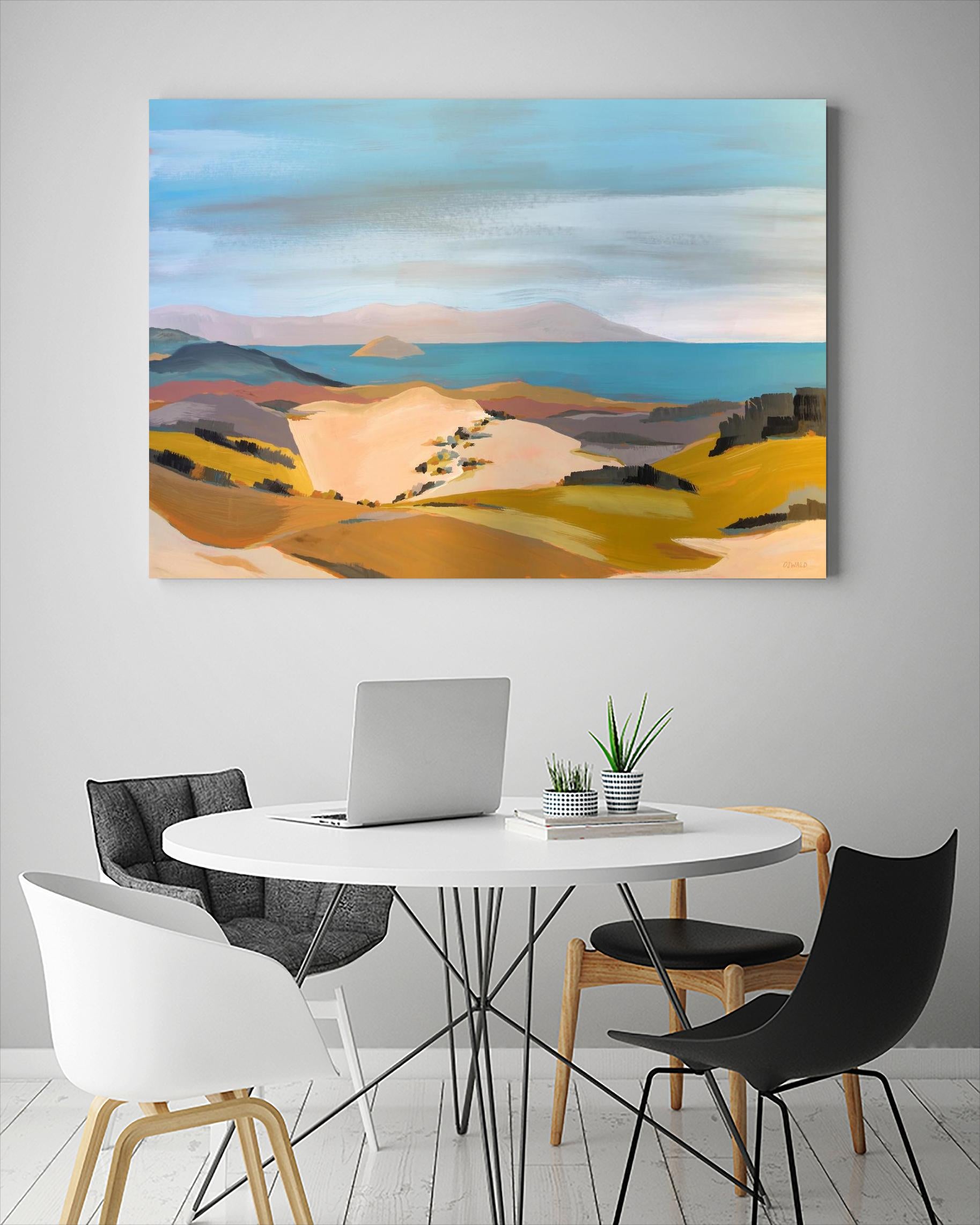San Luis Obispo by Pete Oswald on GIANT ART - multicolor landscapes; coastal