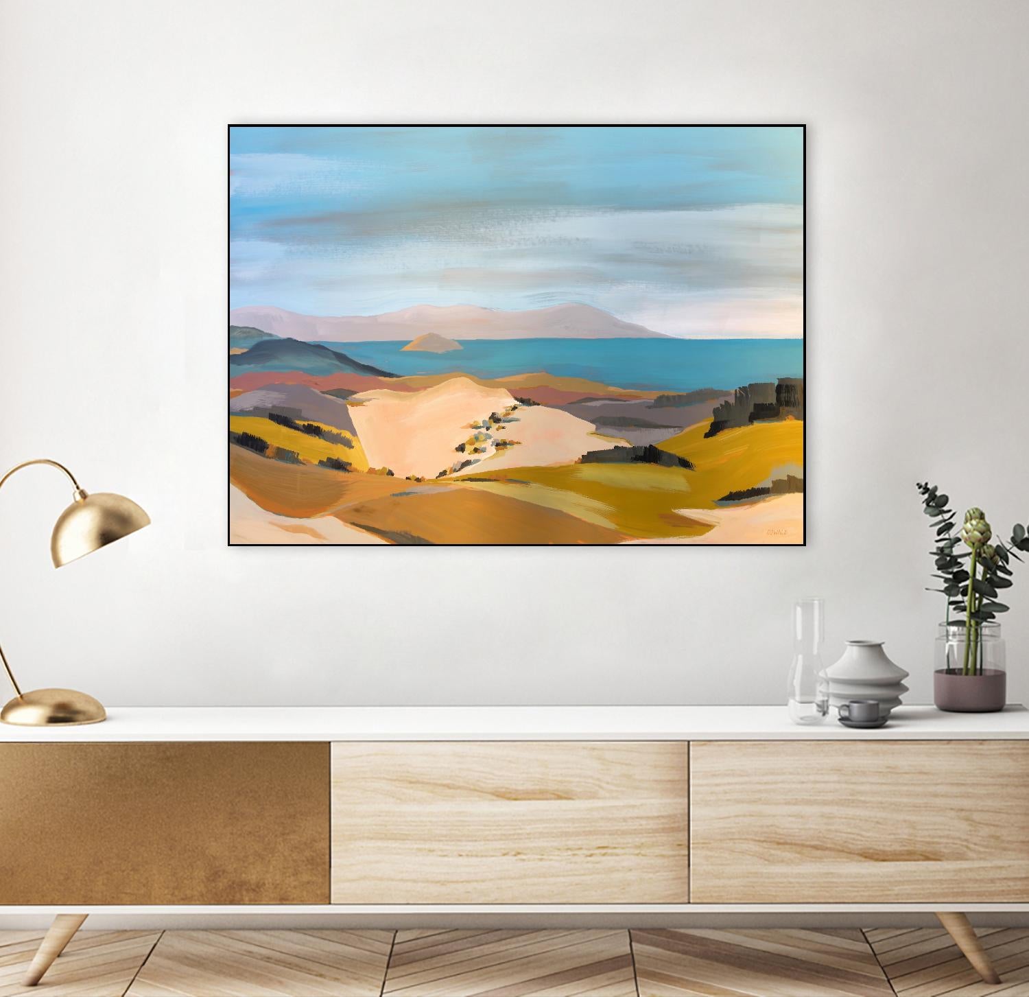 San Luis Obispo by Pete Oswald on GIANT ART - multicolor landscapes; coastal