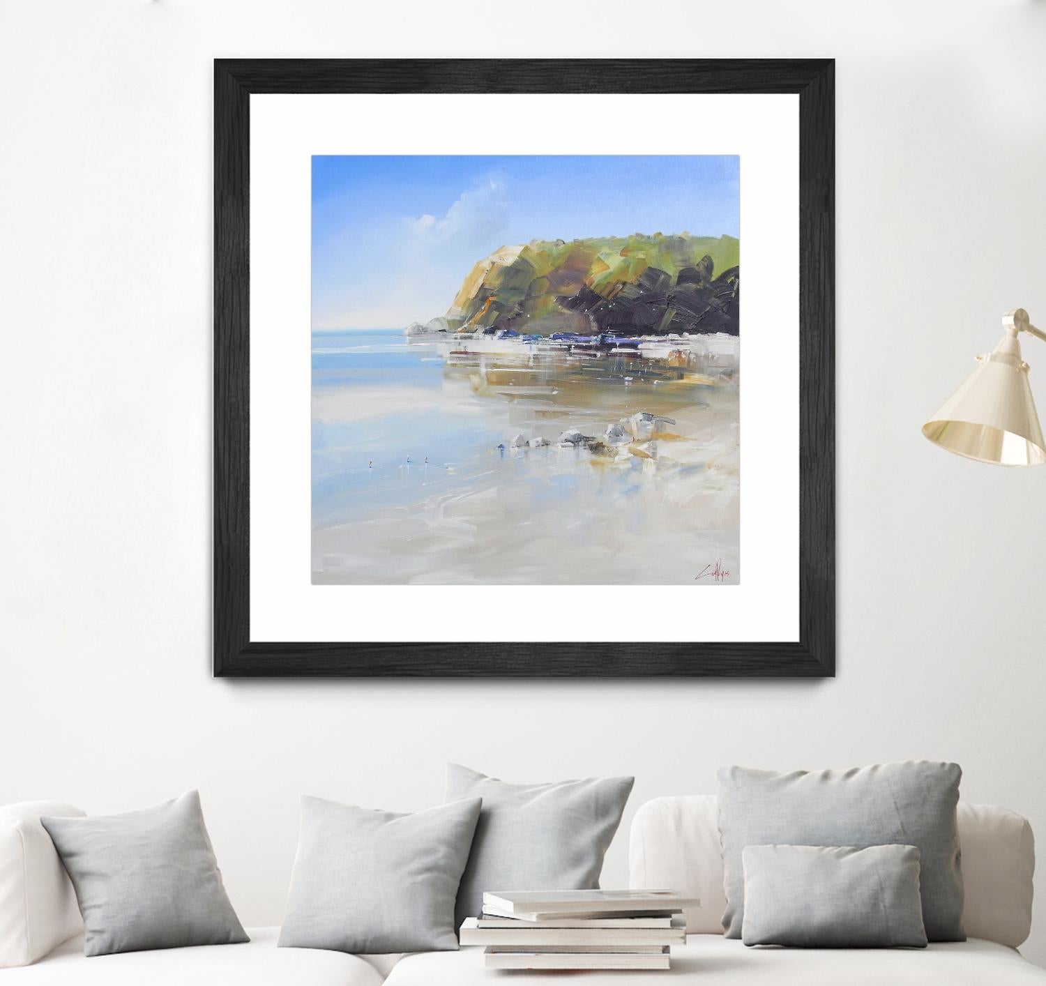 Coast Line by Craig Trewin Penny on GIANT ART - multi coastal, contemporary, landscapes, beaches, ocean