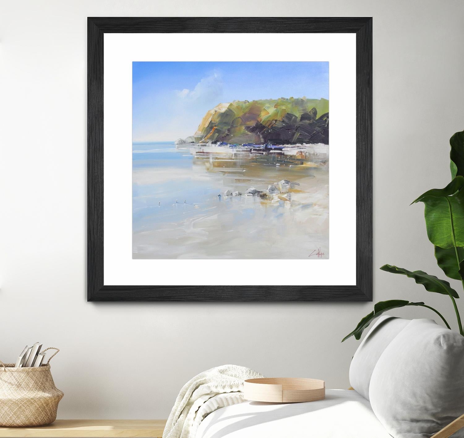 Coast Line by Craig Trewin Penny on GIANT ART - multi coastal, contemporary, landscapes, beaches, ocean