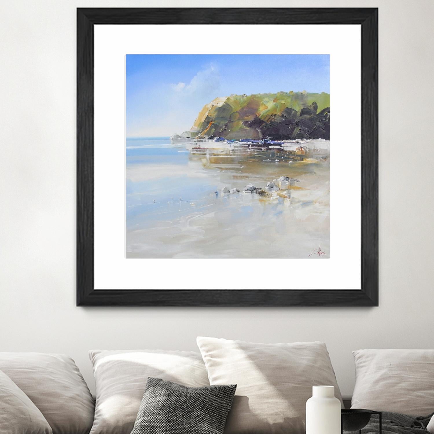 Coast Line by Craig Trewin Penny on GIANT ART - multi coastal, contemporary, landscapes, beaches, ocean