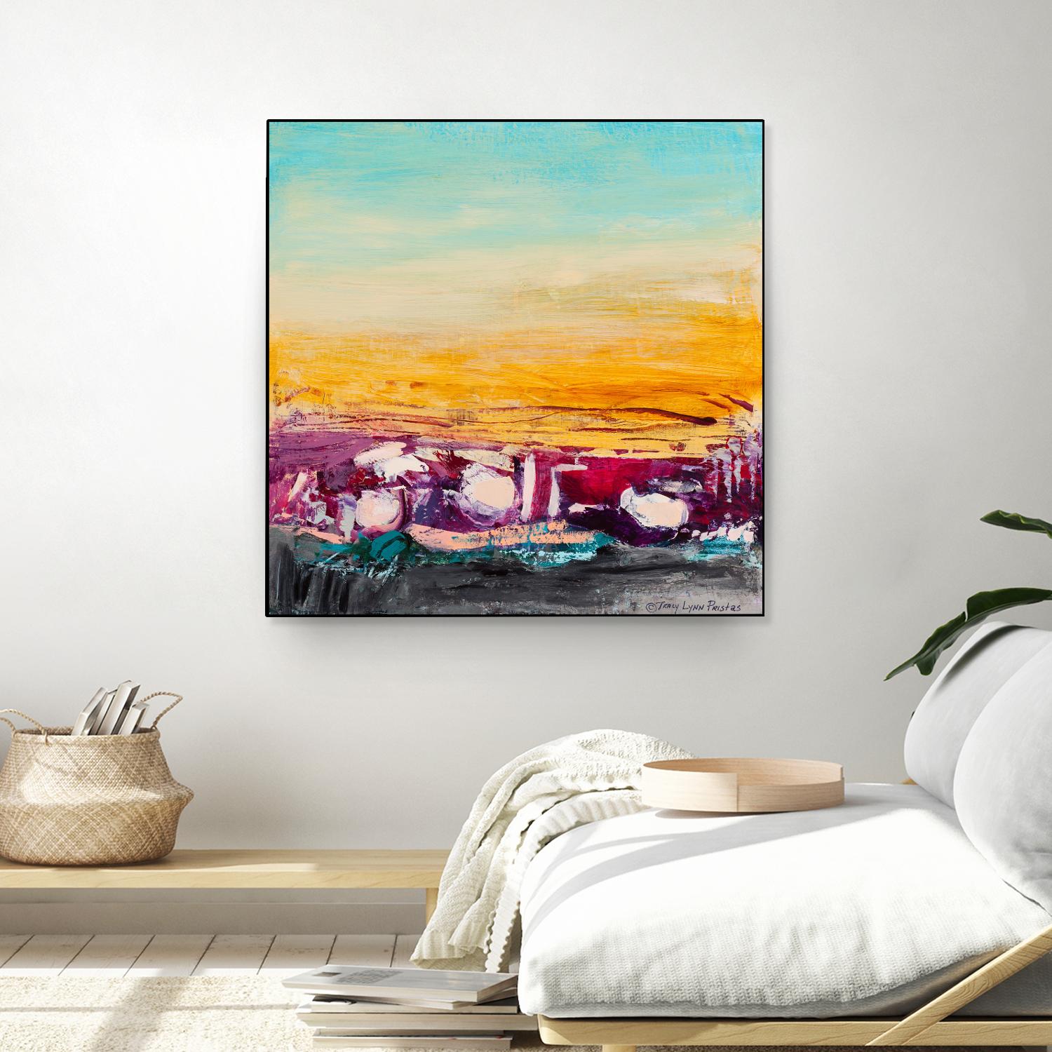 Whispered Wanderlust II by Tracy Lynn Pristas on GIANT ART - multicolor abstracts; contemporary