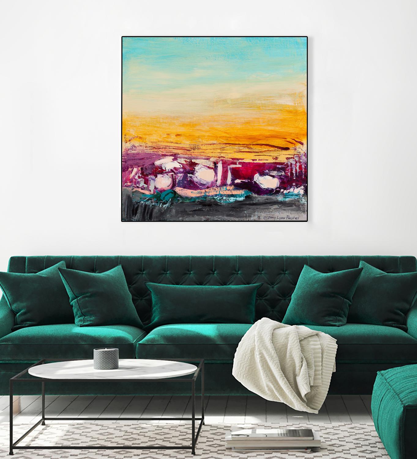 Whispered Wanderlust II by Tracy Lynn Pristas on GIANT ART - multicolor abstracts; contemporary