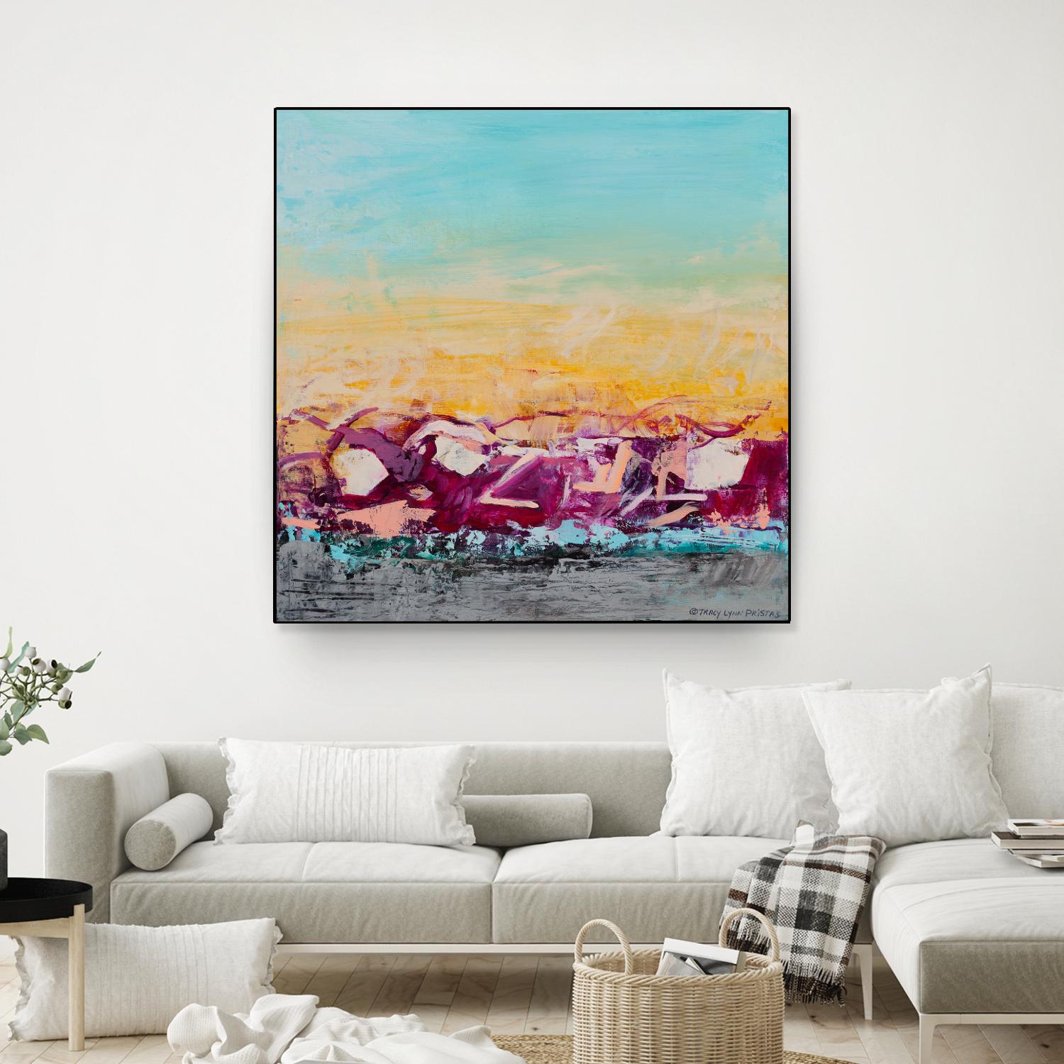 Whispered Wanderlust III by Tracy Lynn Pristas on GIANT ART - multicolor abstracts; contemporary