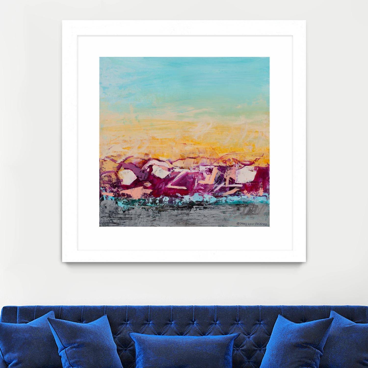 Whispered Wanderlust III by Tracy Lynn Pristas on GIANT ART - multicolor abstracts; contemporary