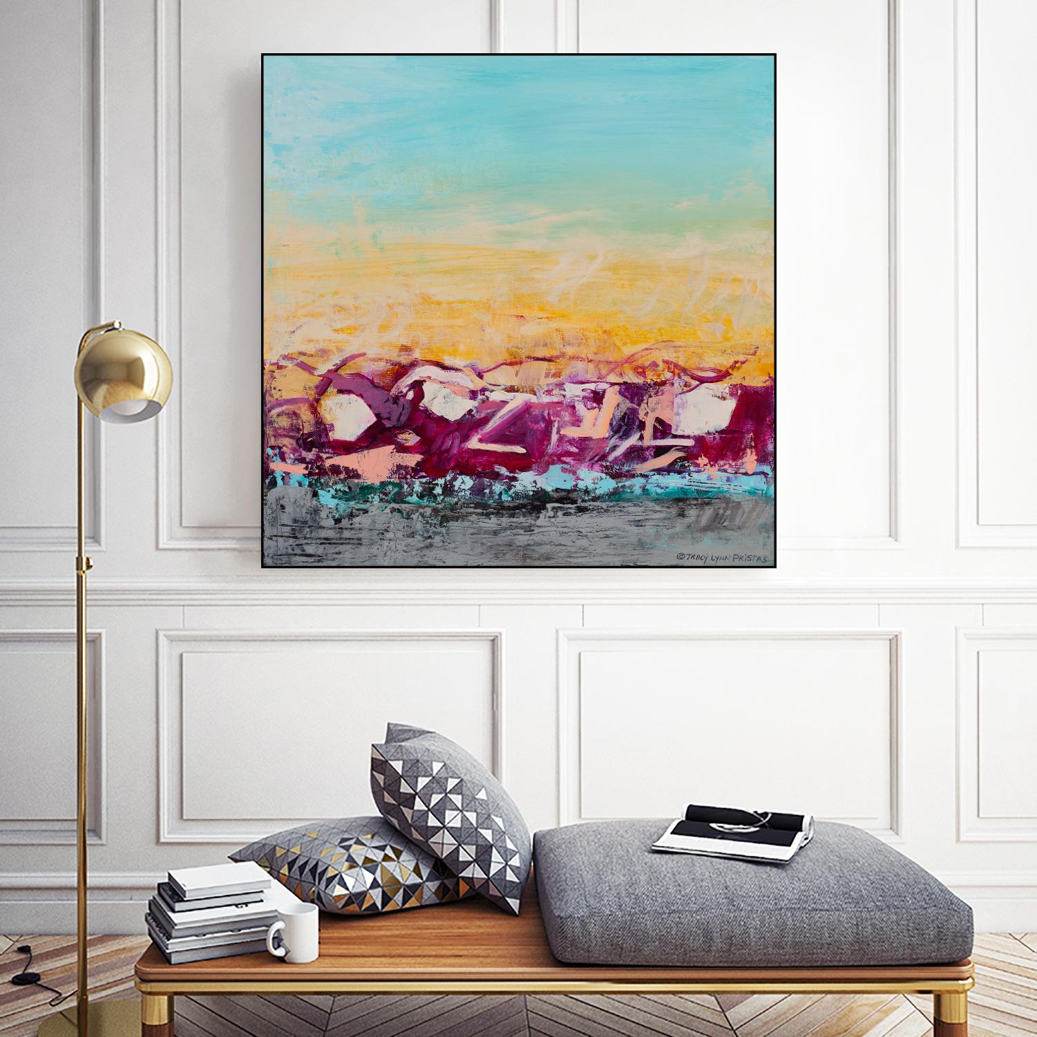 Whispered Wanderlust III by Tracy Lynn Pristas on GIANT ART - multicolor abstracts; contemporary