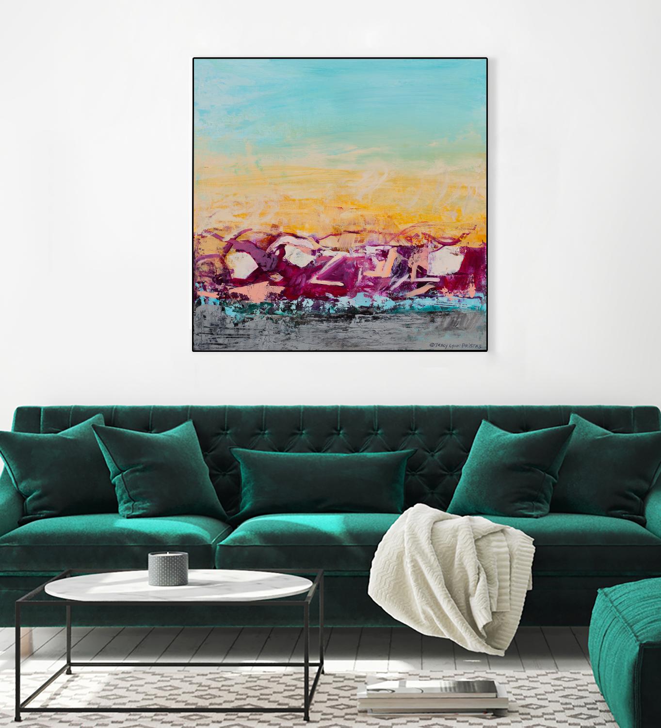 Whispered Wanderlust III by Tracy Lynn Pristas on GIANT ART - multicolor abstracts; contemporary