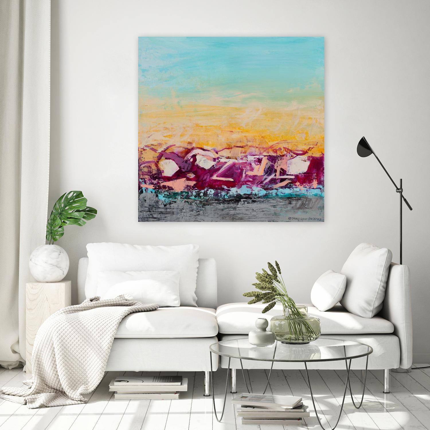 Whispered Wanderlust III by Tracy Lynn Pristas on GIANT ART - multicolor abstracts; contemporary
