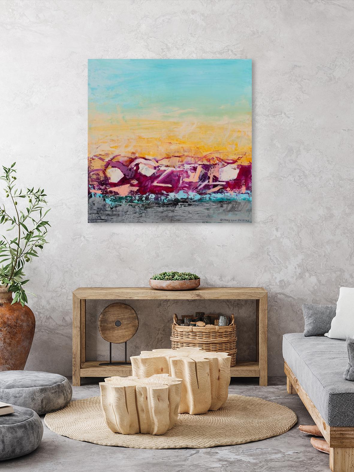Whispered Wanderlust III by Tracy Lynn Pristas on GIANT ART - multicolor abstracts; contemporary