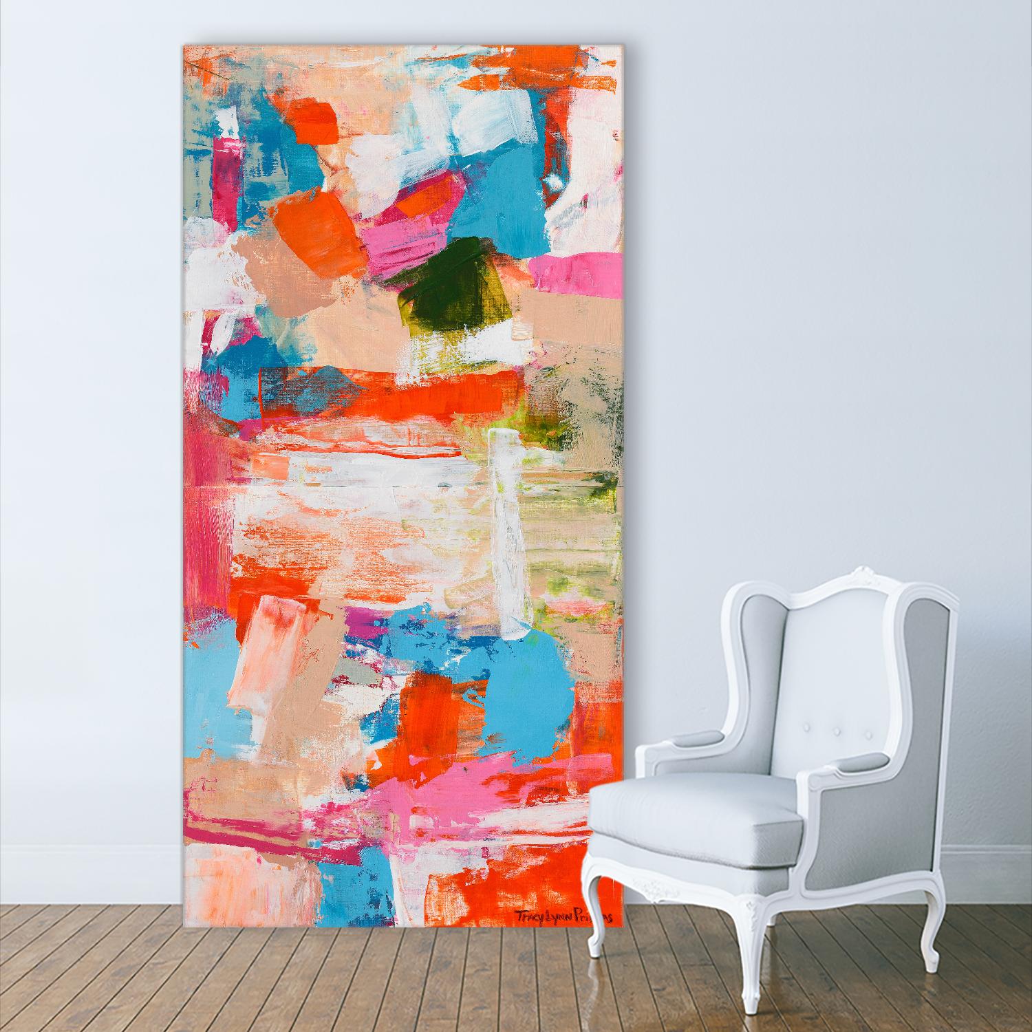 Immersed Sequence I by Tracy Lynn Pristas on GIANT ART - multicolor abstracts; contemporary