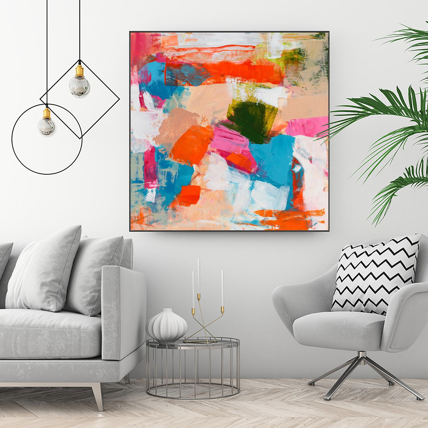 Immersed Sequence II by Tracy Lynn Pristas on GIANT ART - multicolor abstracts; contemporary