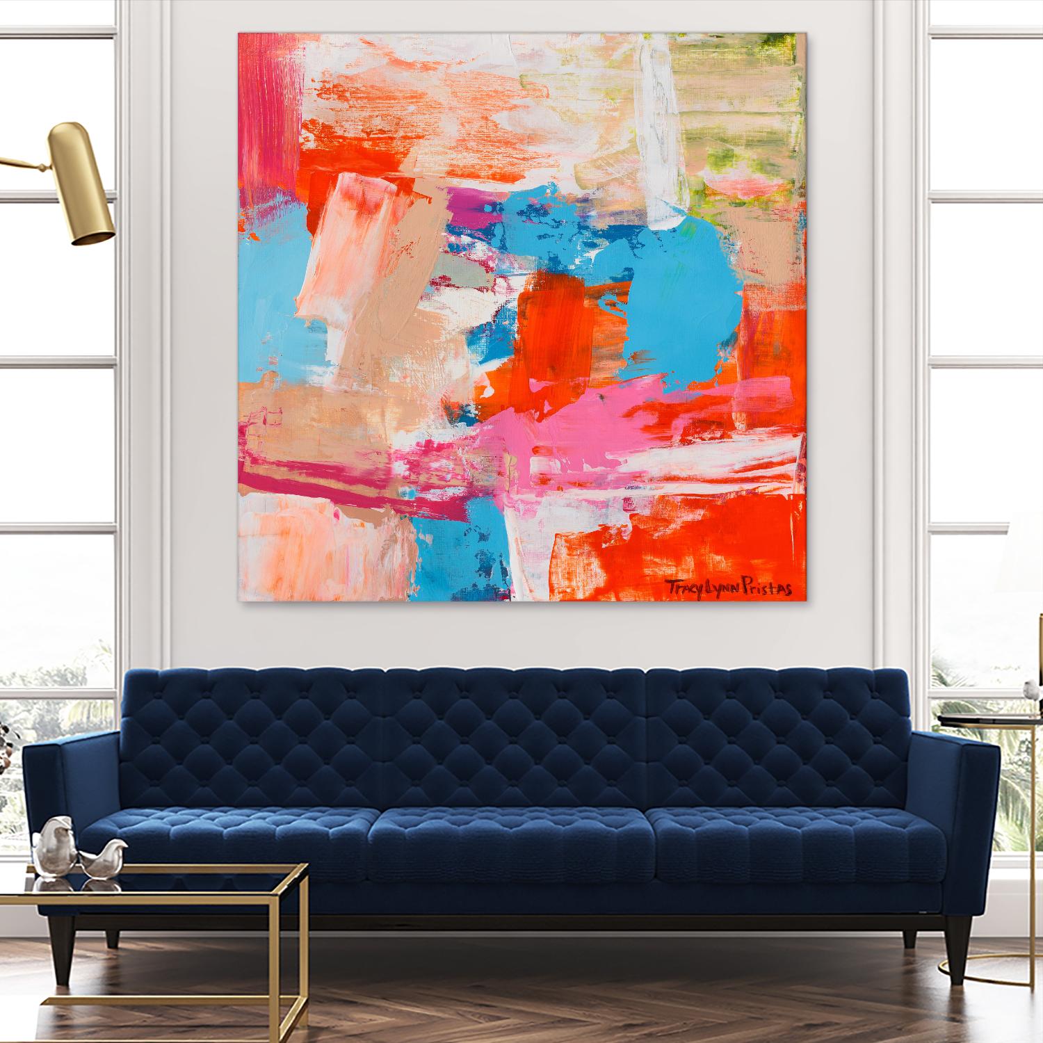 Immersed Sequence III by Tracy Lynn Pristas on GIANT ART - multicolor abstracts; contemporary