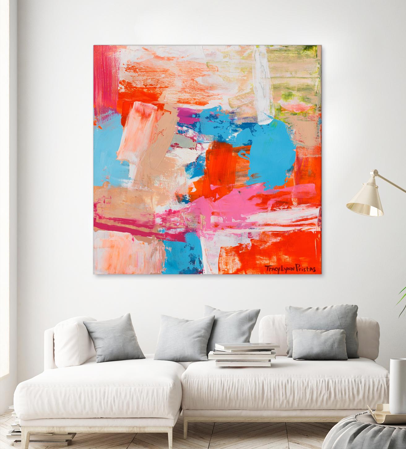 Immersed Sequence III by Tracy Lynn Pristas on GIANT ART - multicolor abstracts; contemporary