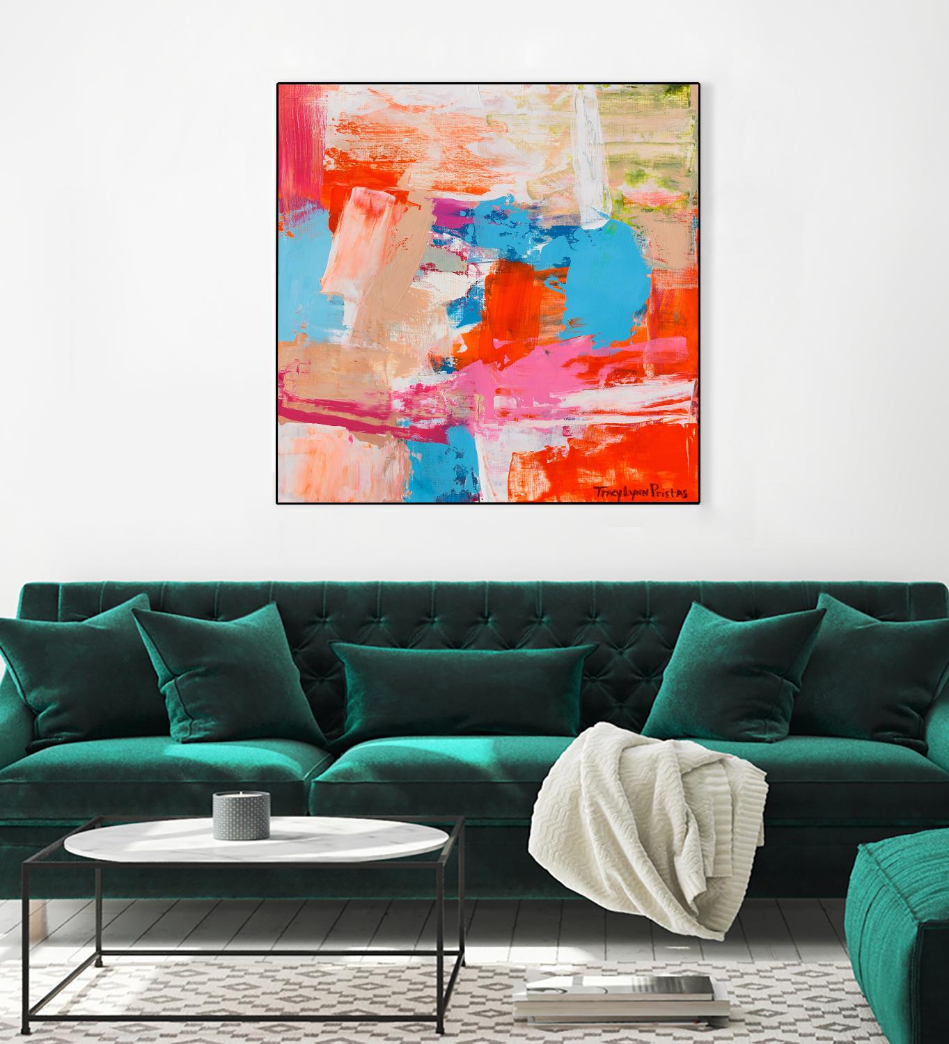 Immersed Sequence III by Tracy Lynn Pristas on GIANT ART - multicolor abstracts; contemporary