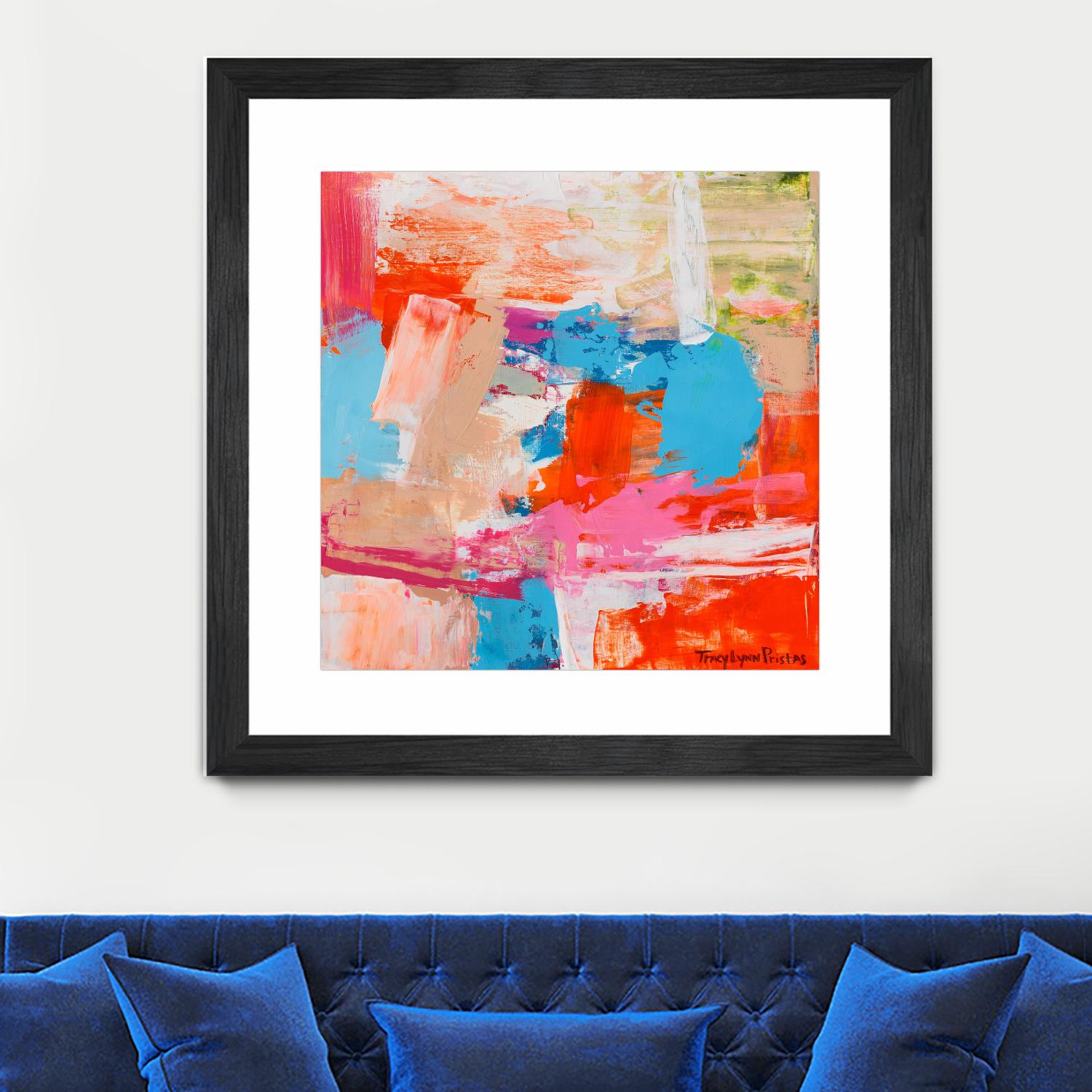 Immersed Sequence III by Tracy Lynn Pristas on GIANT ART - multicolor abstracts; contemporary