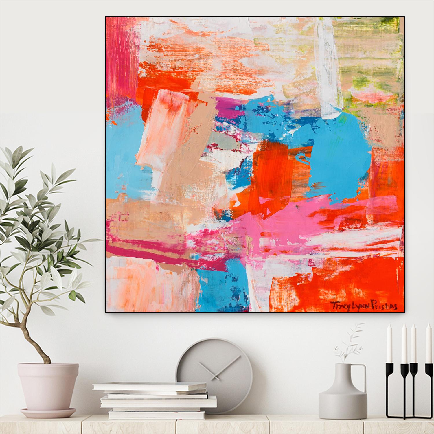 Immersed Sequence III by Tracy Lynn Pristas on GIANT ART - multicolor abstracts; contemporary
