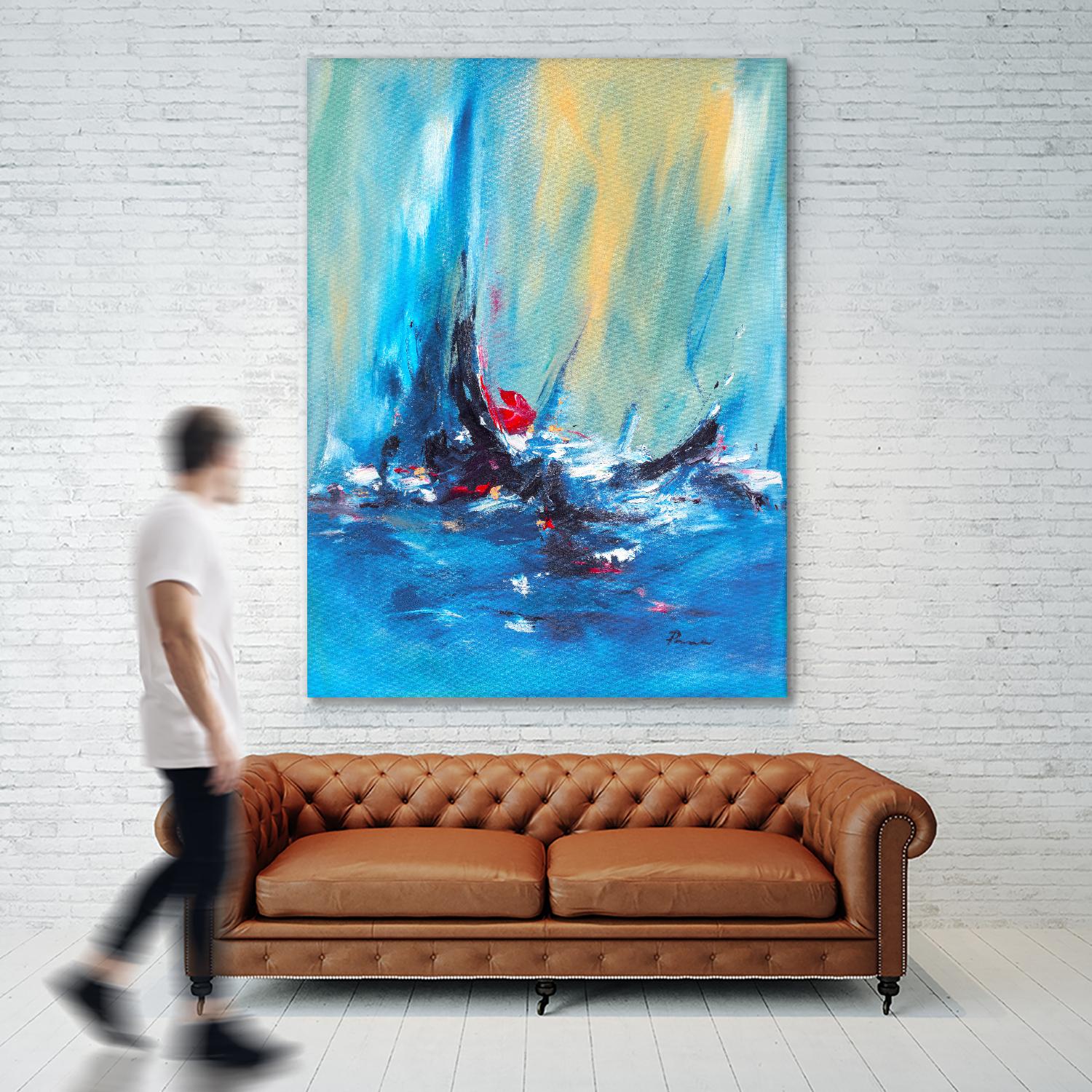 Aurora by Sarah Parsons on GIANT ART - multicolor abstracts; contemporary