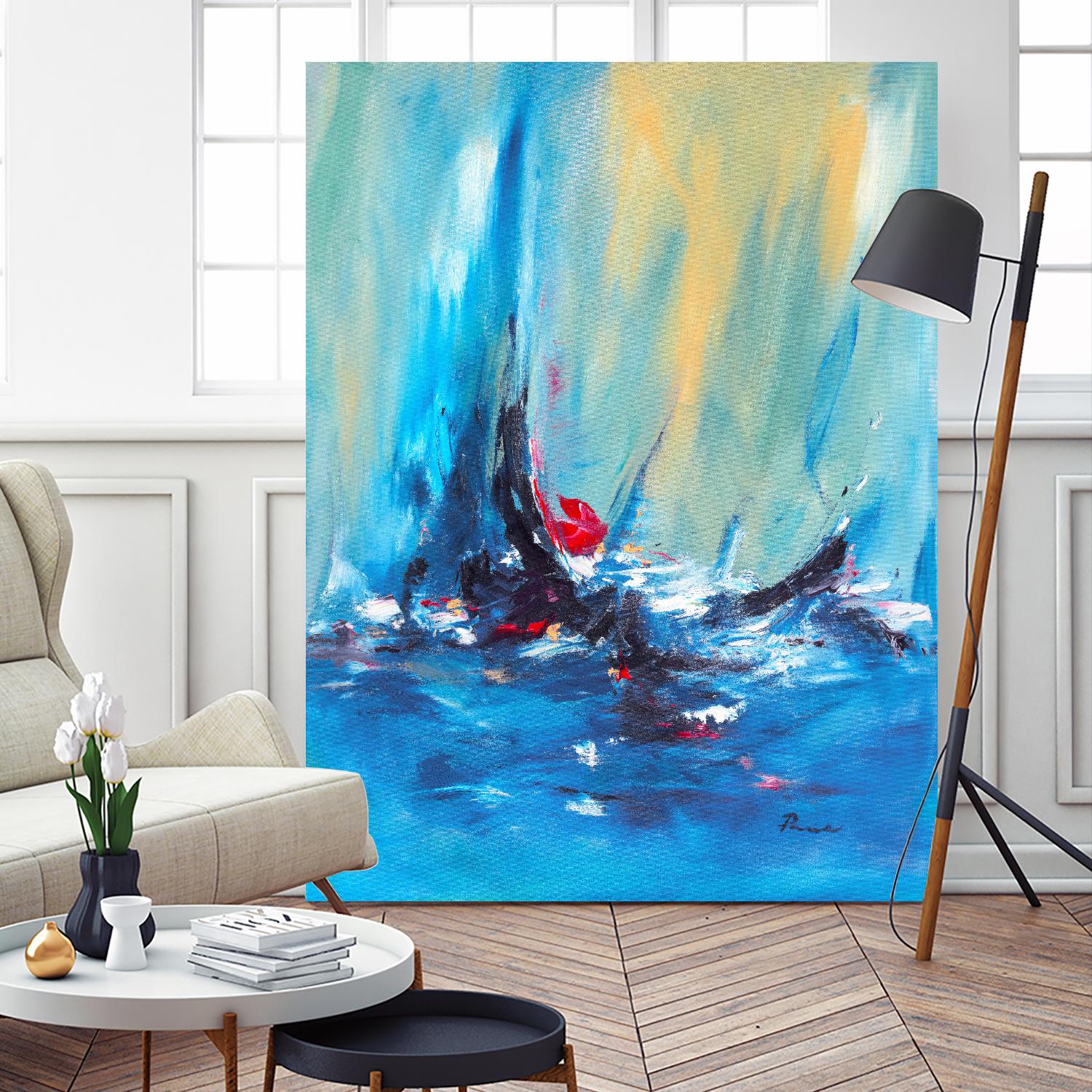 Aurora by Sarah Parsons on GIANT ART - multicolor abstracts; contemporary