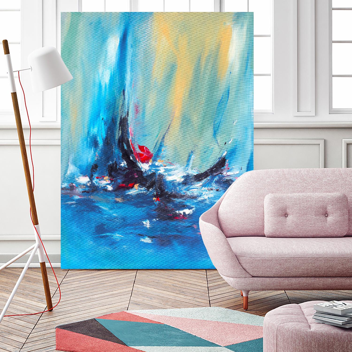 Aurora by Sarah Parsons on GIANT ART - multicolor abstracts; contemporary