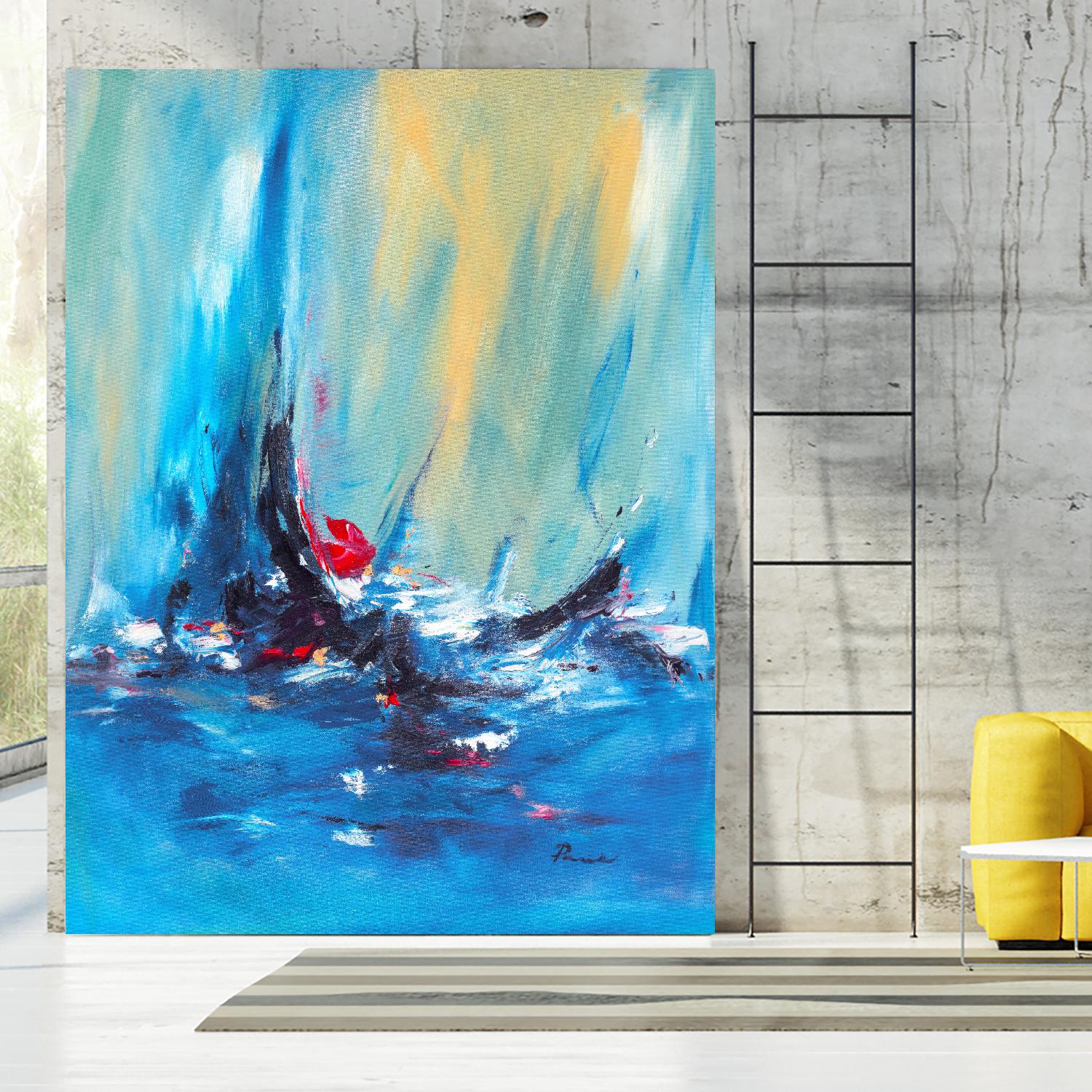 Aurora by Sarah Parsons on GIANT ART - multicolor abstracts; contemporary