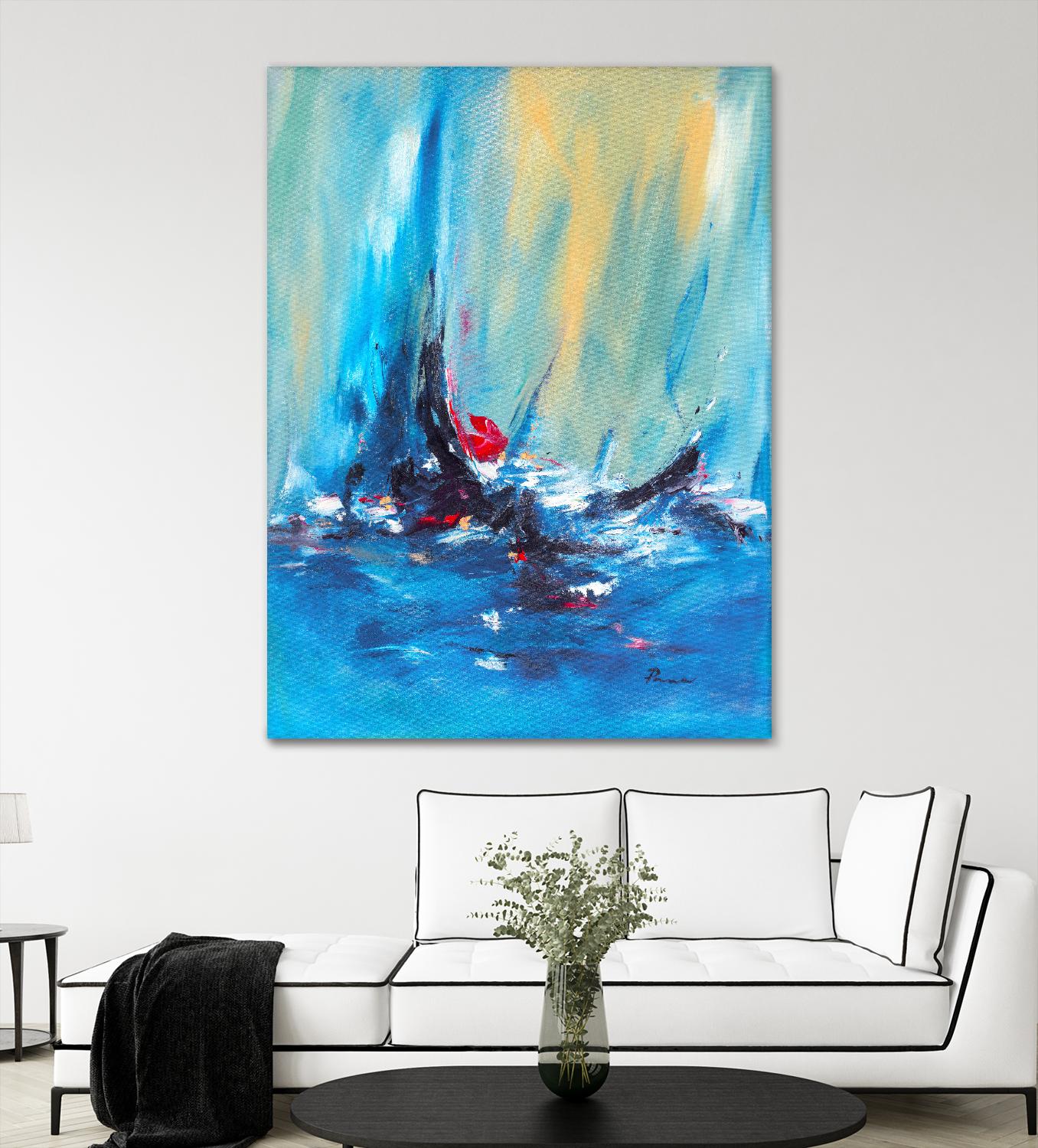 Aurora by Sarah Parsons on GIANT ART - multicolor abstracts; contemporary