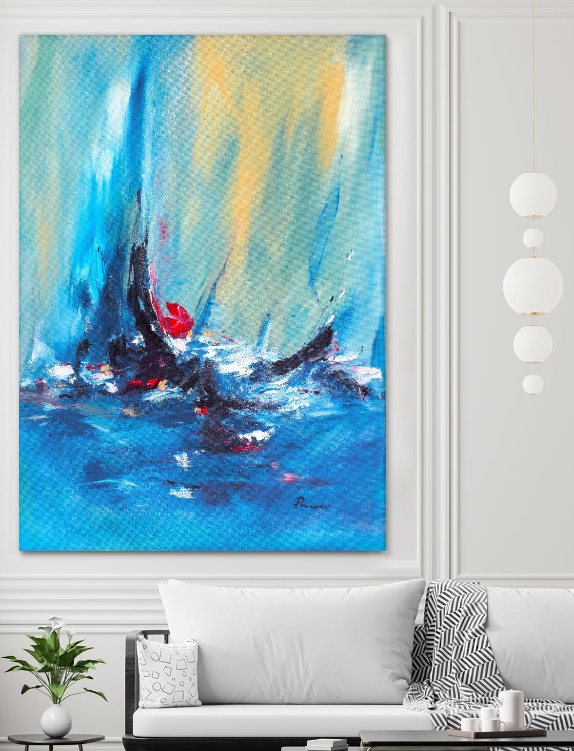 Aurora by Sarah Parsons on GIANT ART - multicolor abstracts; contemporary