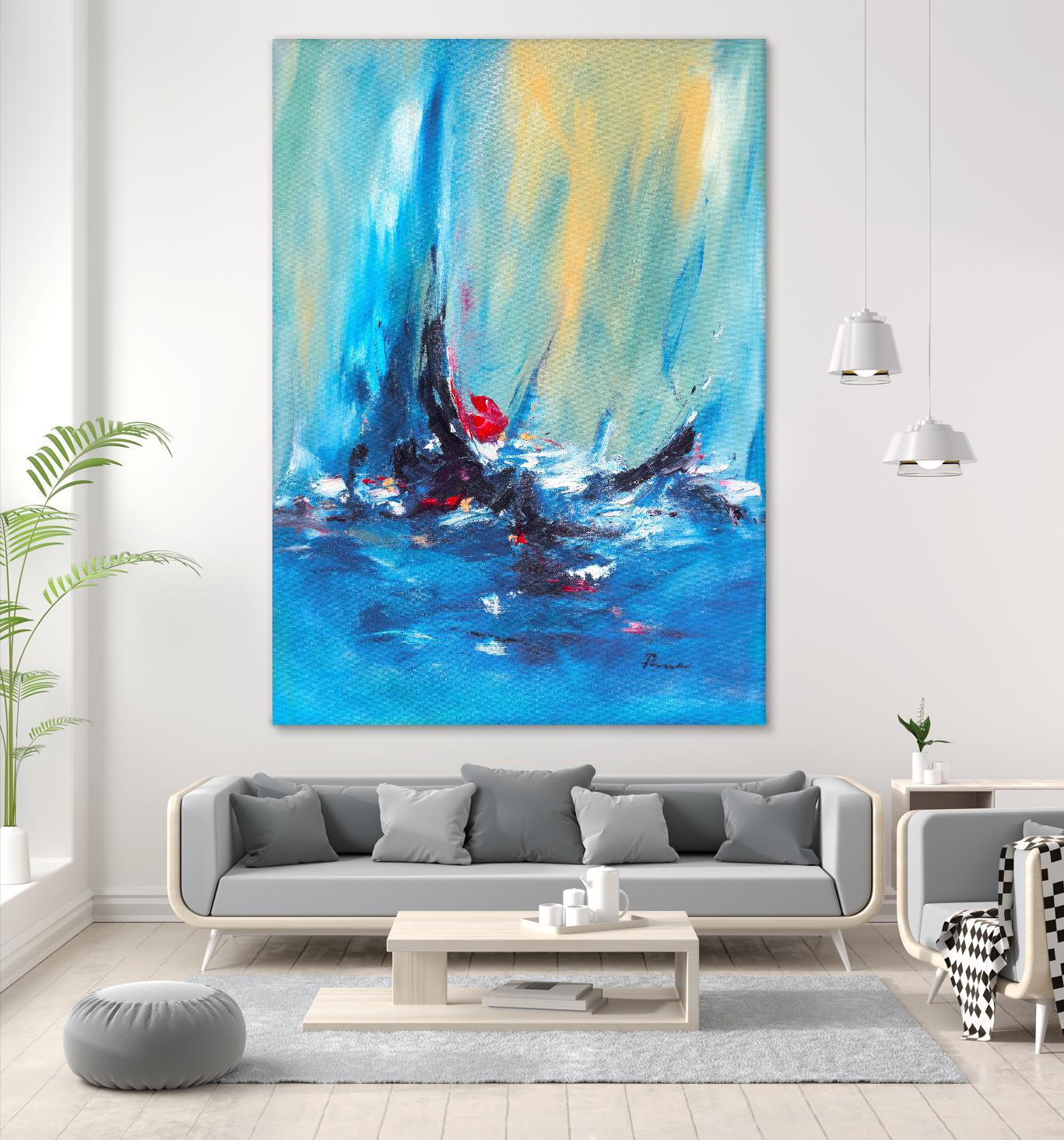 Aurora by Sarah Parsons on GIANT ART - multicolor abstracts; contemporary