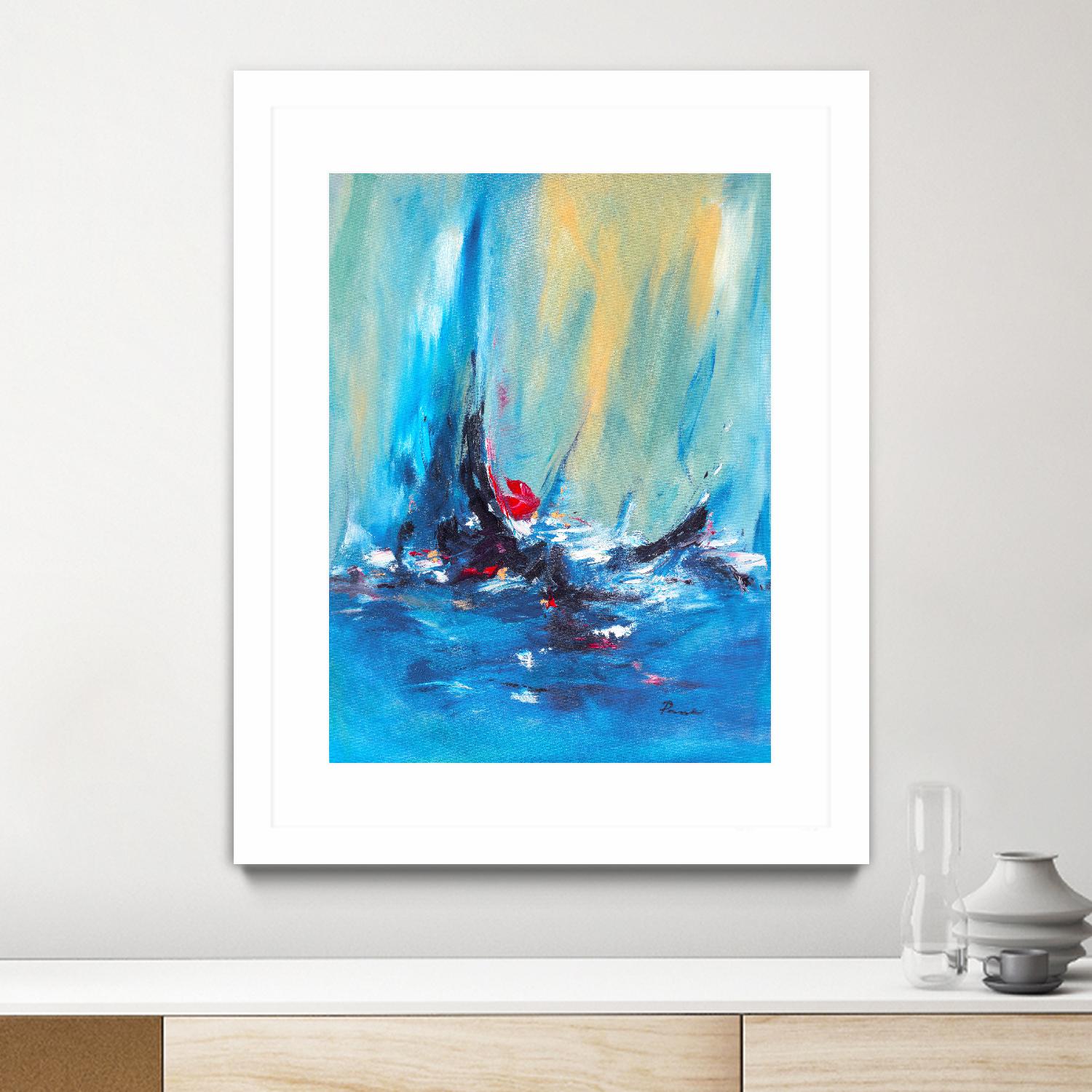 Aurora by Sarah Parsons on GIANT ART - multicolor abstracts; contemporary