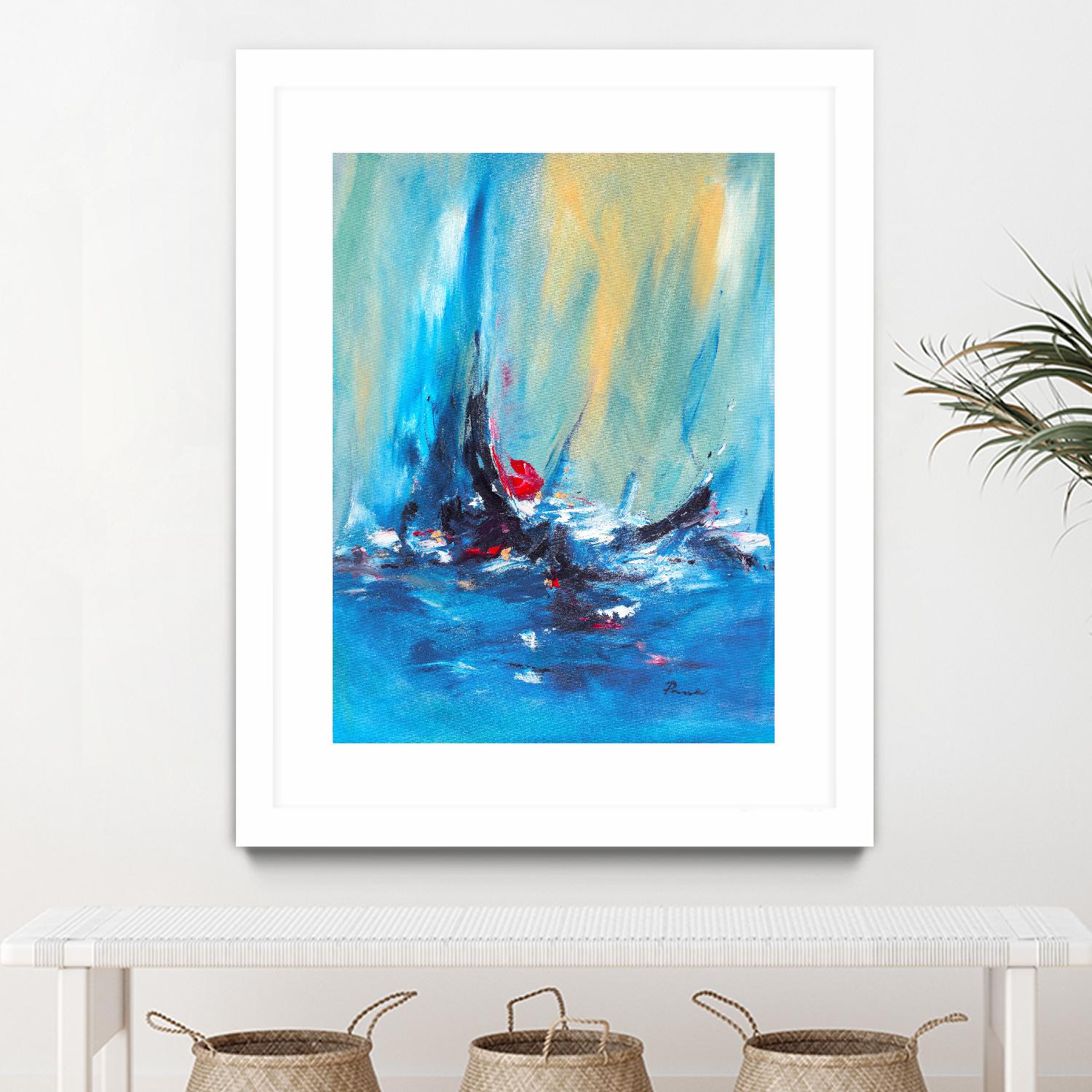 Aurora by Sarah Parsons on GIANT ART - multicolor abstracts; contemporary