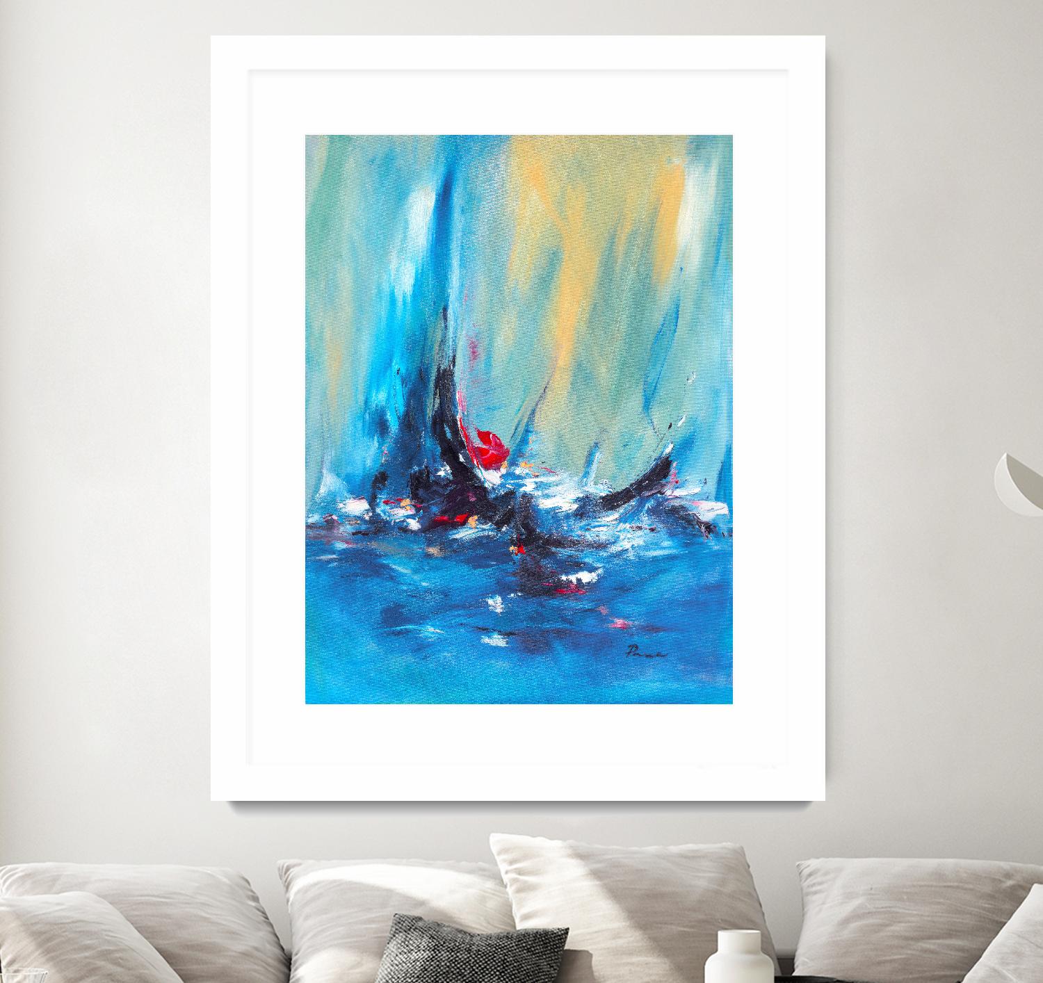 Aurora by Sarah Parsons on GIANT ART - multicolor abstracts; contemporary