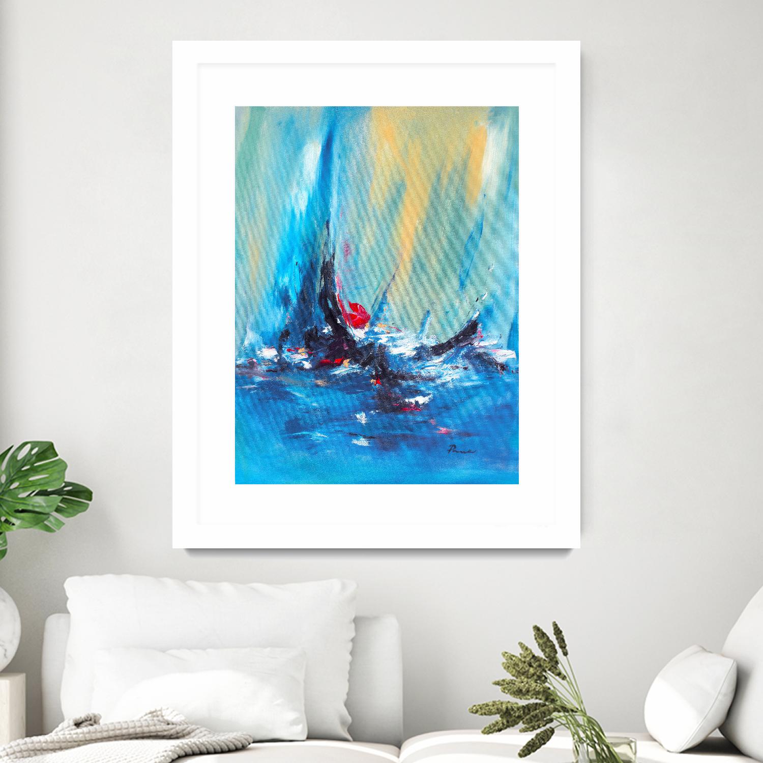 Aurora by Sarah Parsons on GIANT ART - multicolor abstracts; contemporary