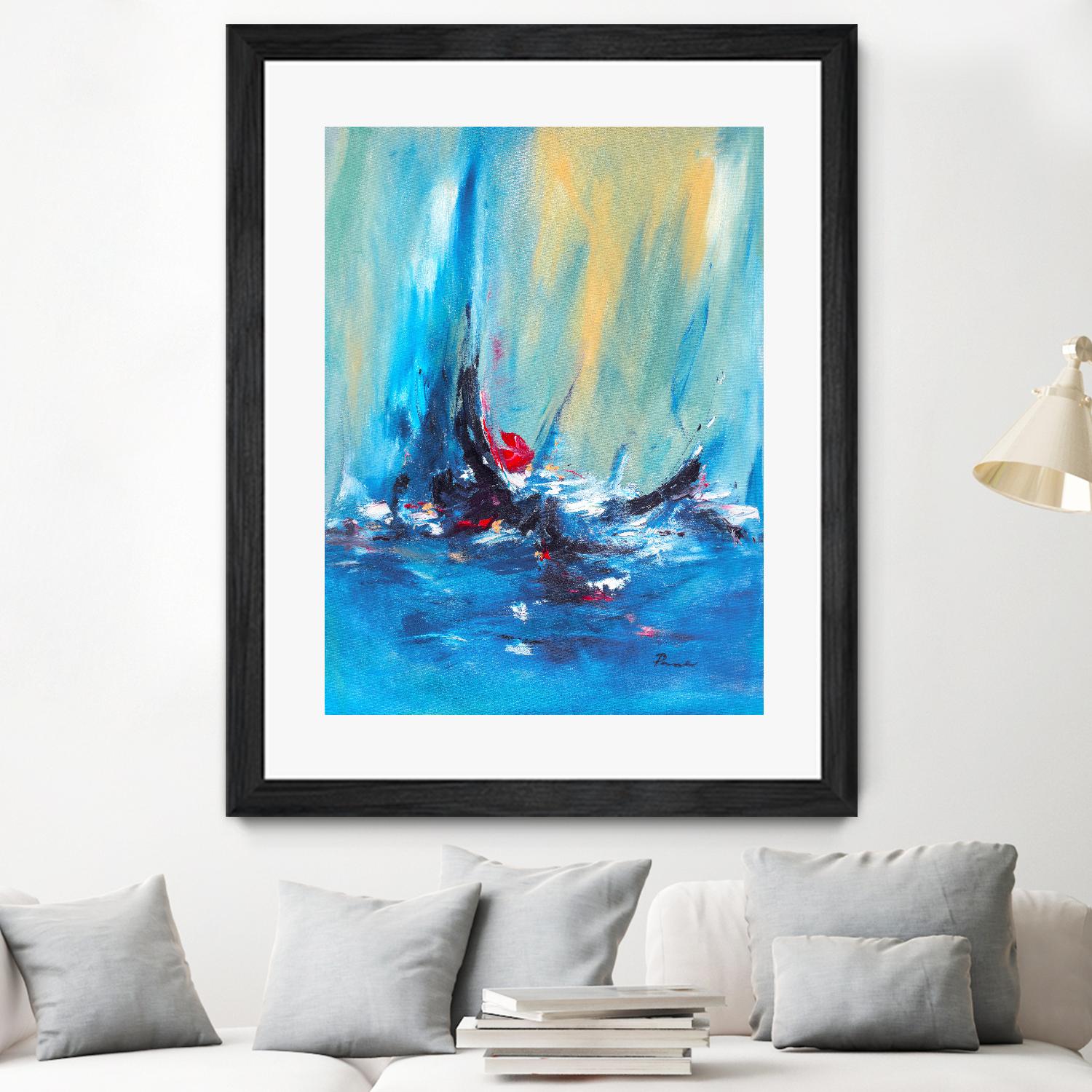 Aurora by Sarah Parsons on GIANT ART - multicolor abstracts; contemporary