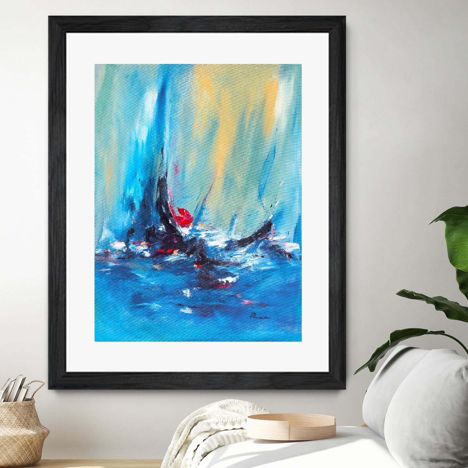 Aurora by Sarah Parsons on GIANT ART - multicolor abstracts; contemporary