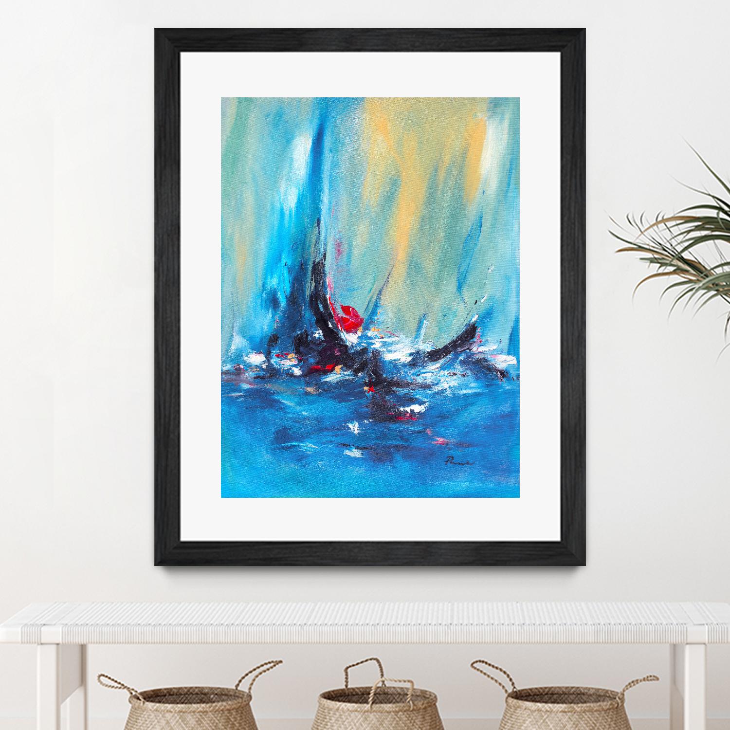 Aurora by Sarah Parsons on GIANT ART - multicolor abstracts; contemporary